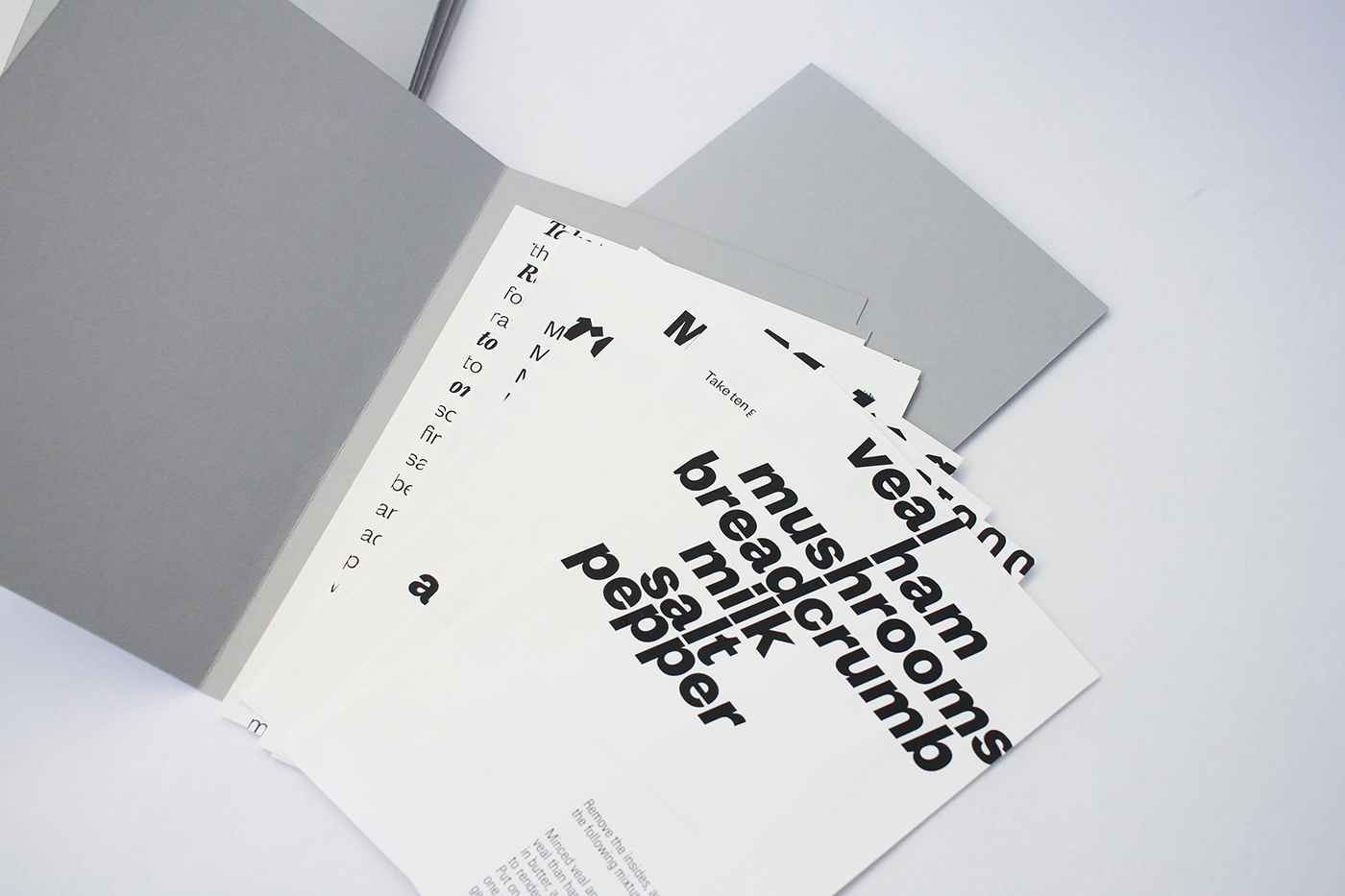 typography   type Experimentation Layout spread gray editorial minimal black portfolio