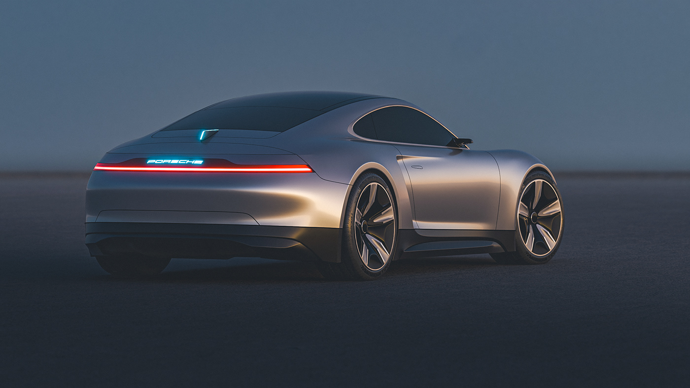 Porsche 911 CGI automotive   concept blender cycles cardesign lsdesign