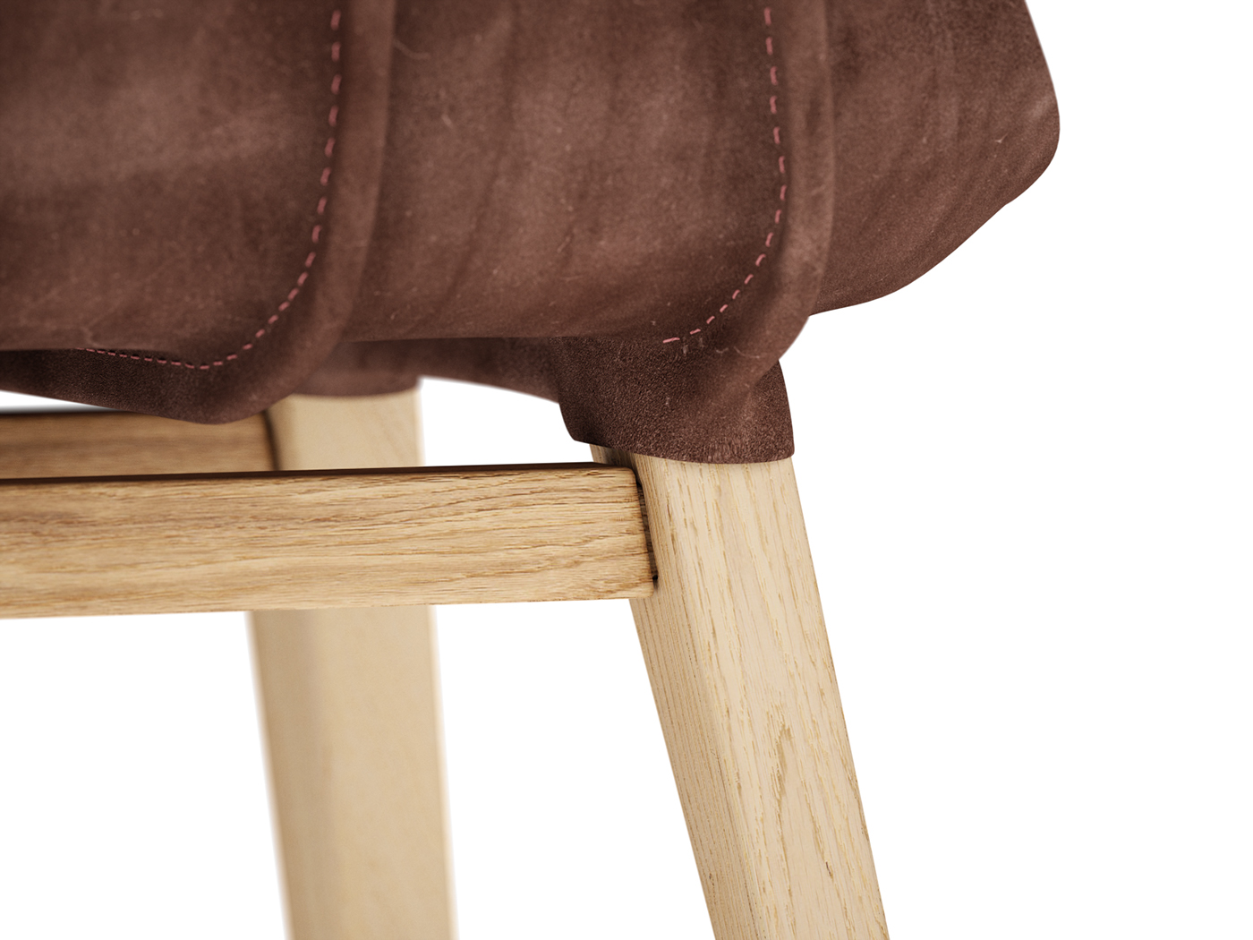 Tortie Hoare Furniture Ridge seat furniture stool chair leather barn wood oak ash