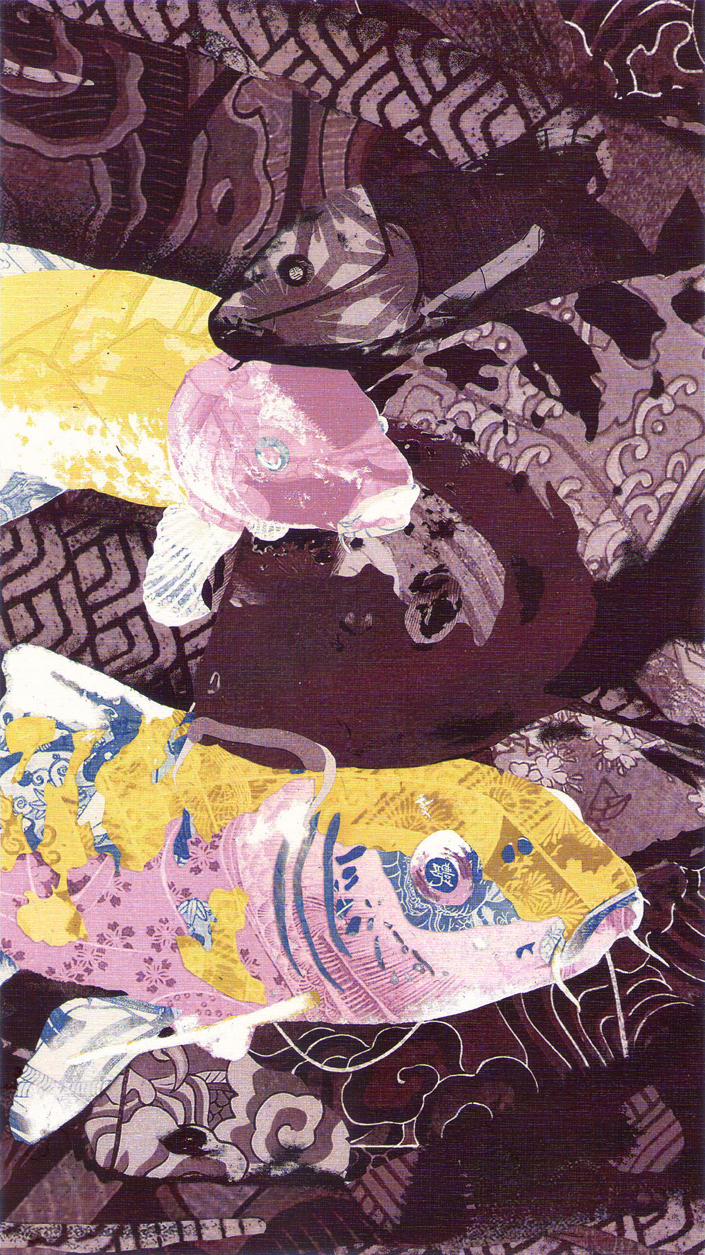art collage Gabriele Historias Minimas japan kabuki