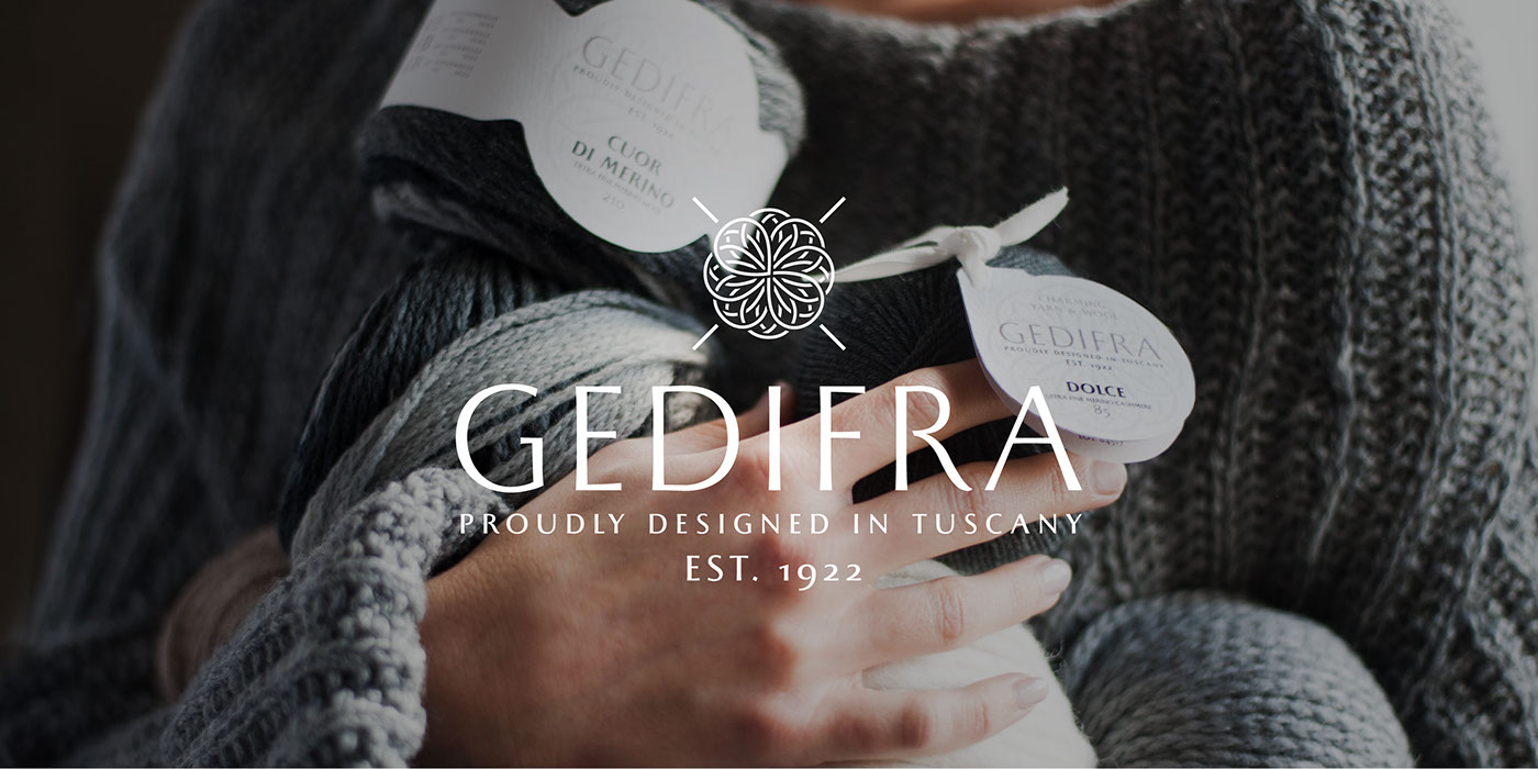 Adobe Portfolio yarn wool Tuscany Italy labeling brand identity graphic design  typography   logo lettering wool label Quotes Story telling naming