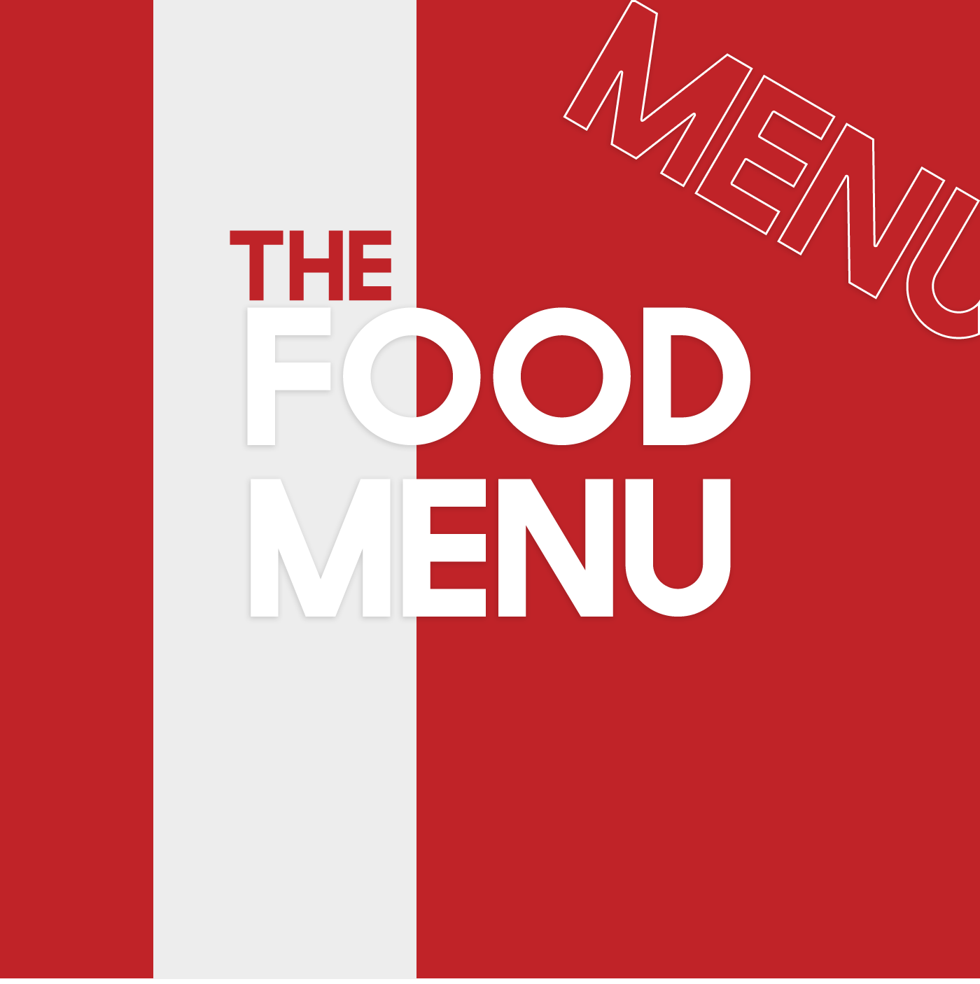 Advertising  design Food  menu restaurant