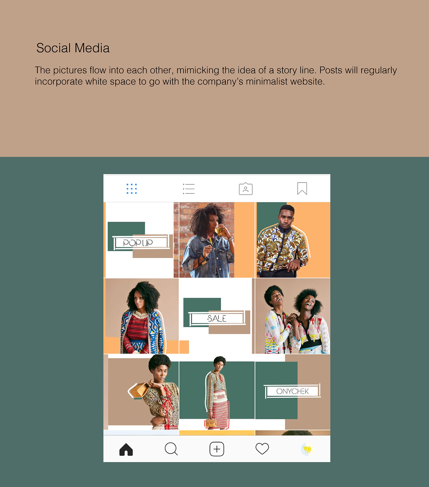 onychek Ecommerce social media curation graphic design  fashion graphics art direction  nigeria start up New York