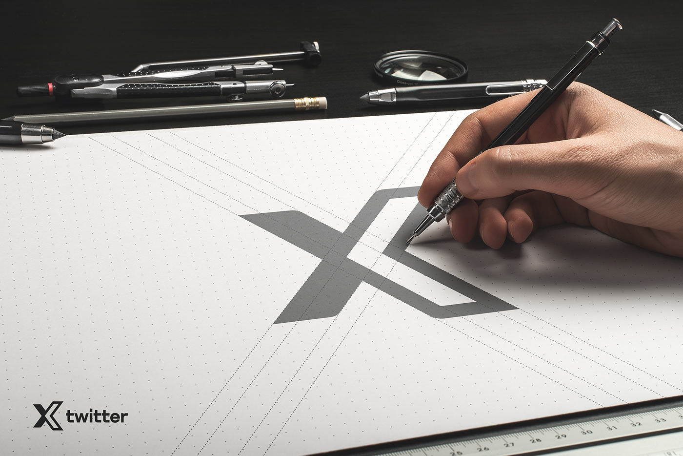 logo Logo Design redesign twitter Elon Musk rebranding X logo brand identity branding  social media