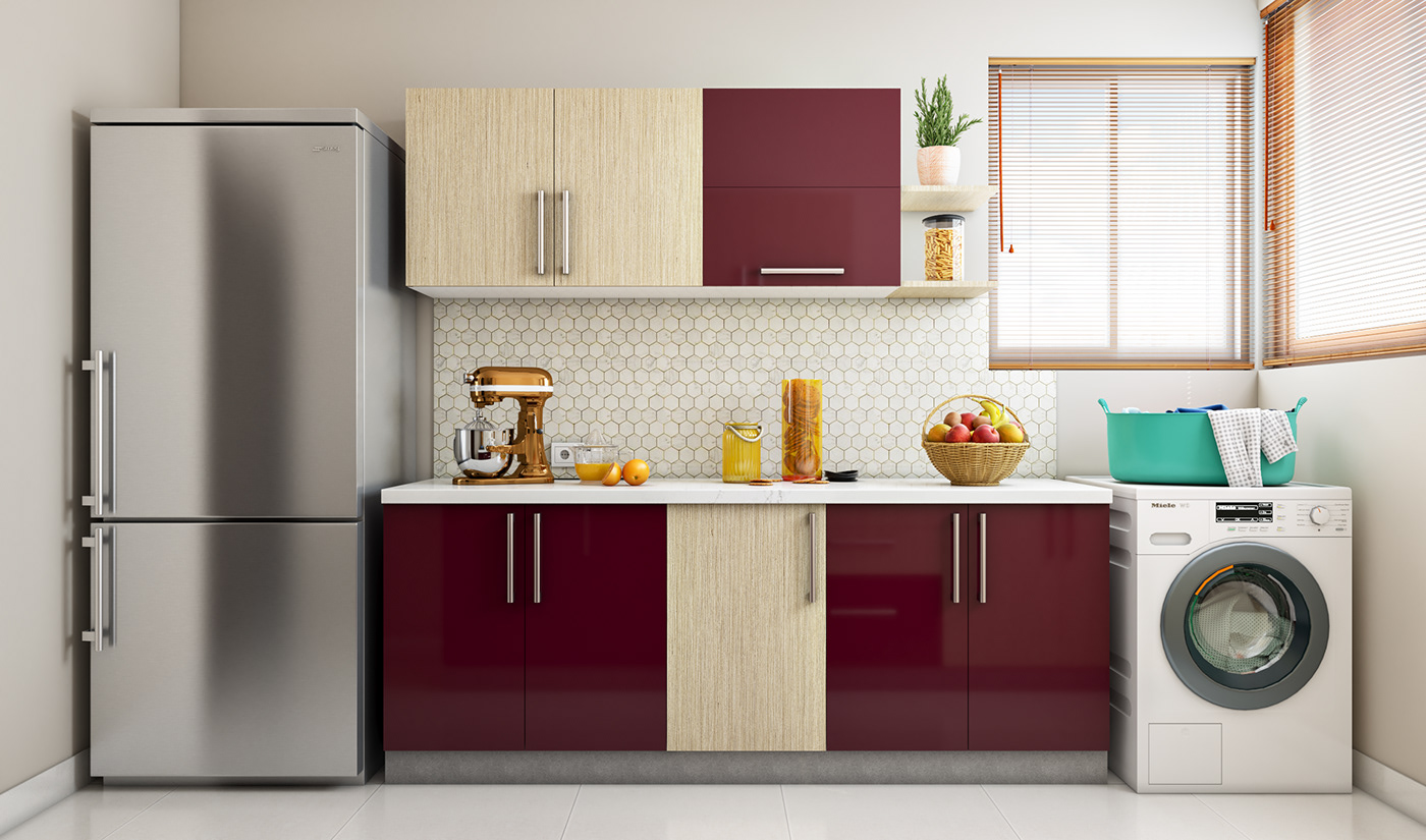 3d modeling 3D Rendering 3D Visualization architectural design archviz CGI furniture design  interior design  kitchen cabinets kitchen design
