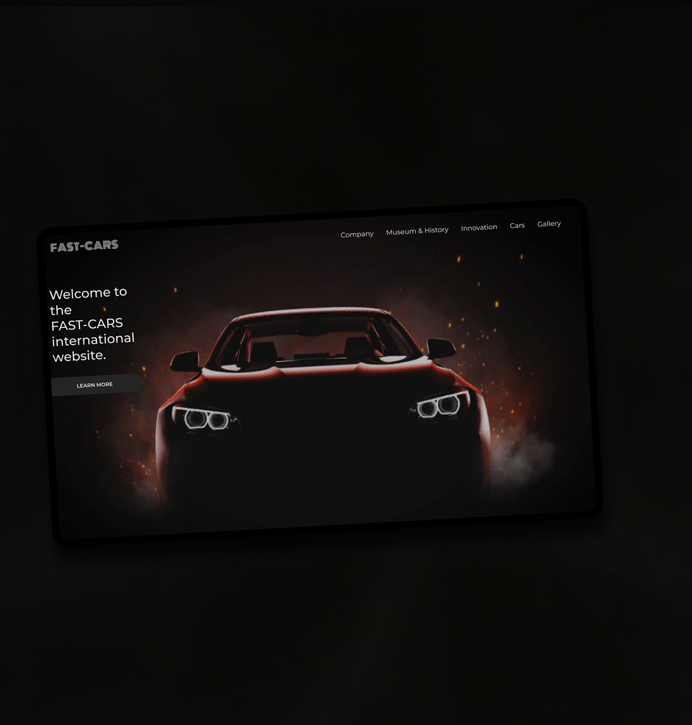 animation  car design sport car UI ux web-design Website