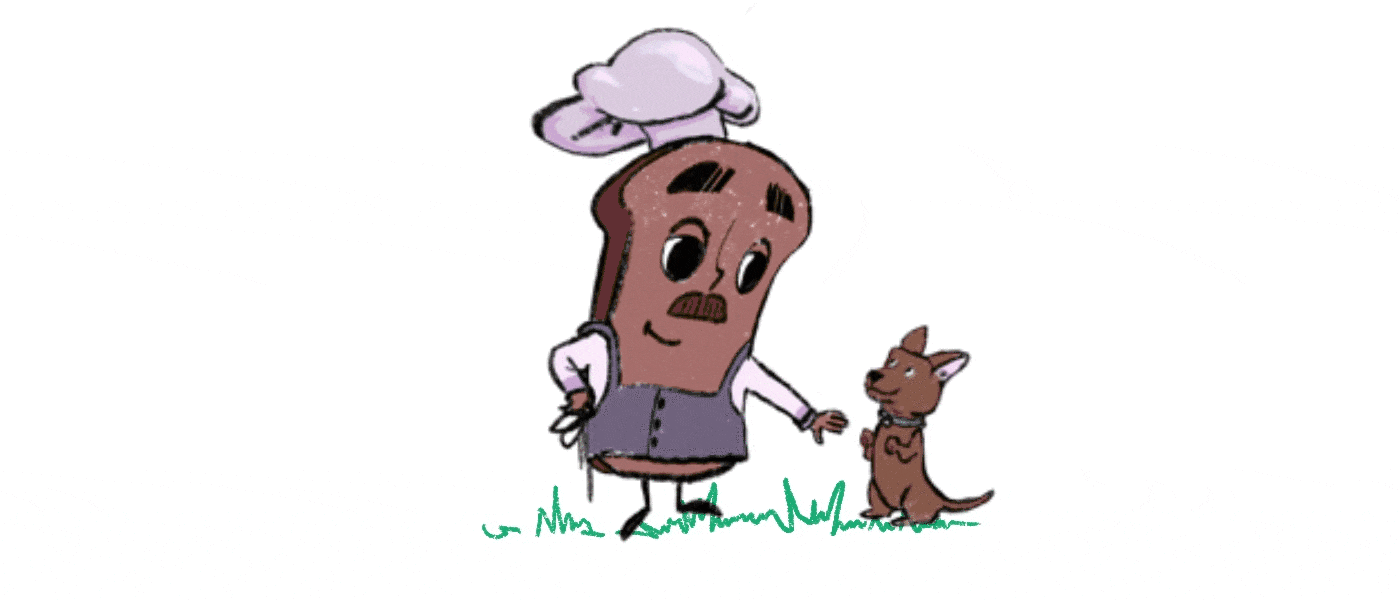 bakery brand character Character design  Mascot brand identity bread vector Vector Illustration web illustration