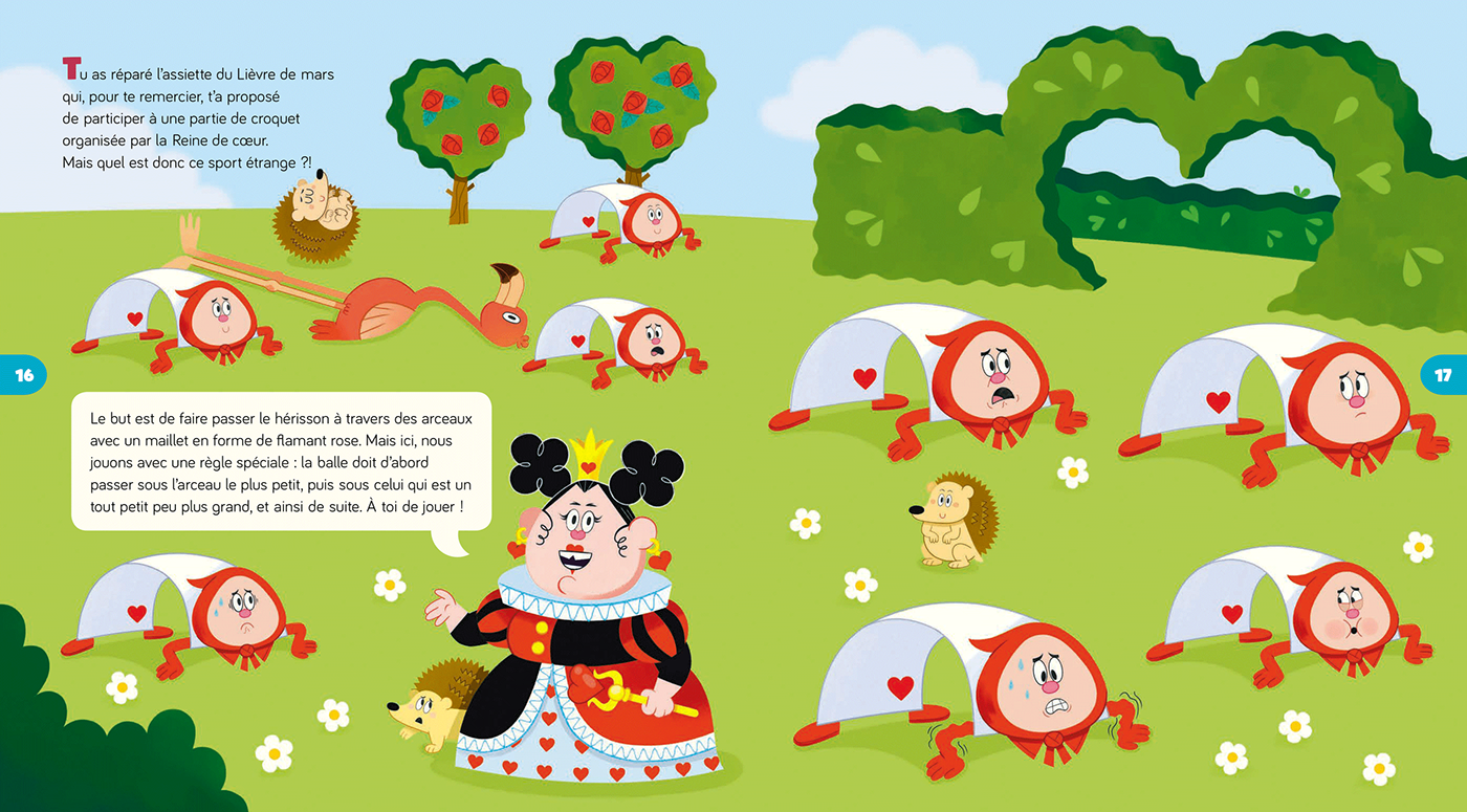 #lewiscarroll chidren'sbooks children's illustration cute Escapegame funny game rabbit