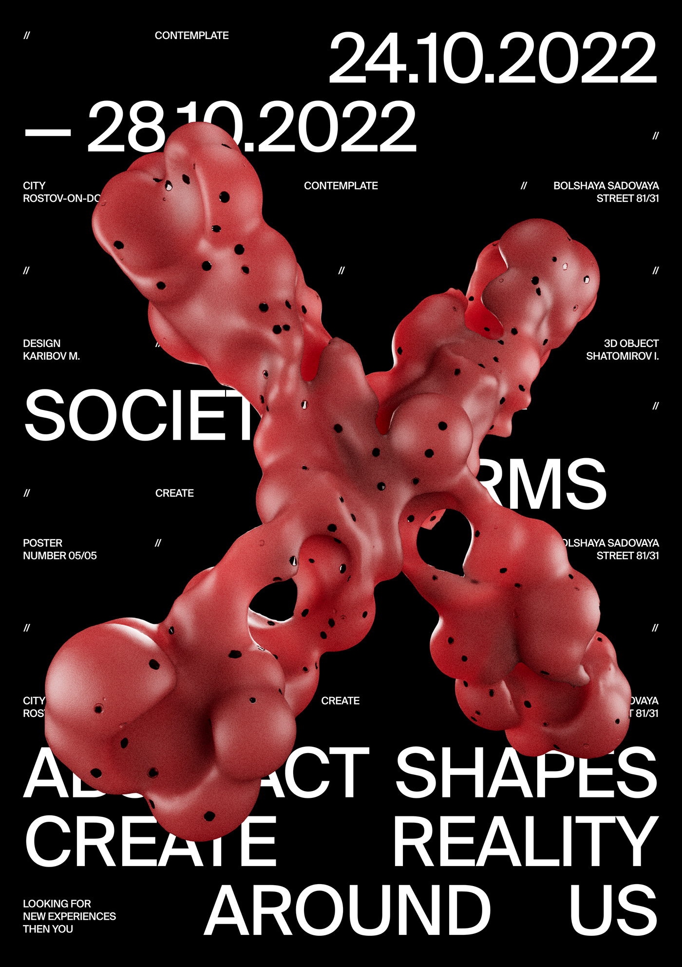 3D banner brand identity branding  design festival graphic design  poster Socialmedia typography  