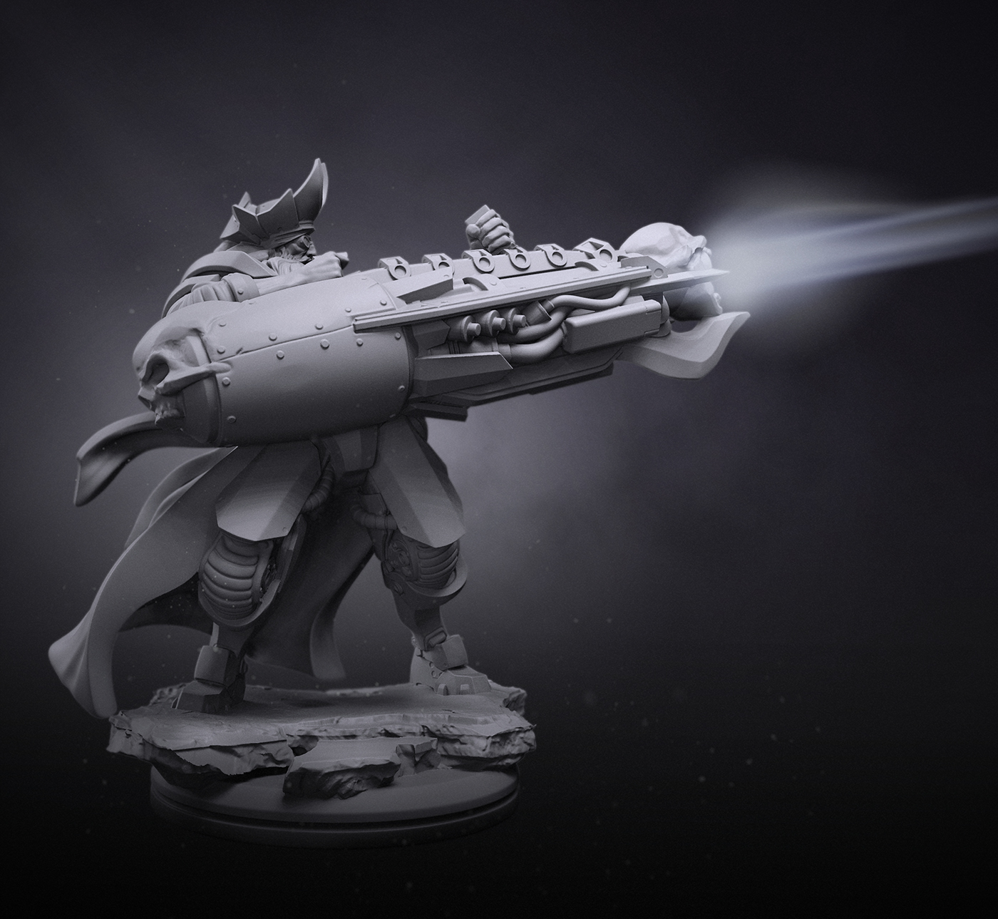 Miniature Board game War pirate Gun laser robot warrior Armor Sci Fi scull man strong Space 