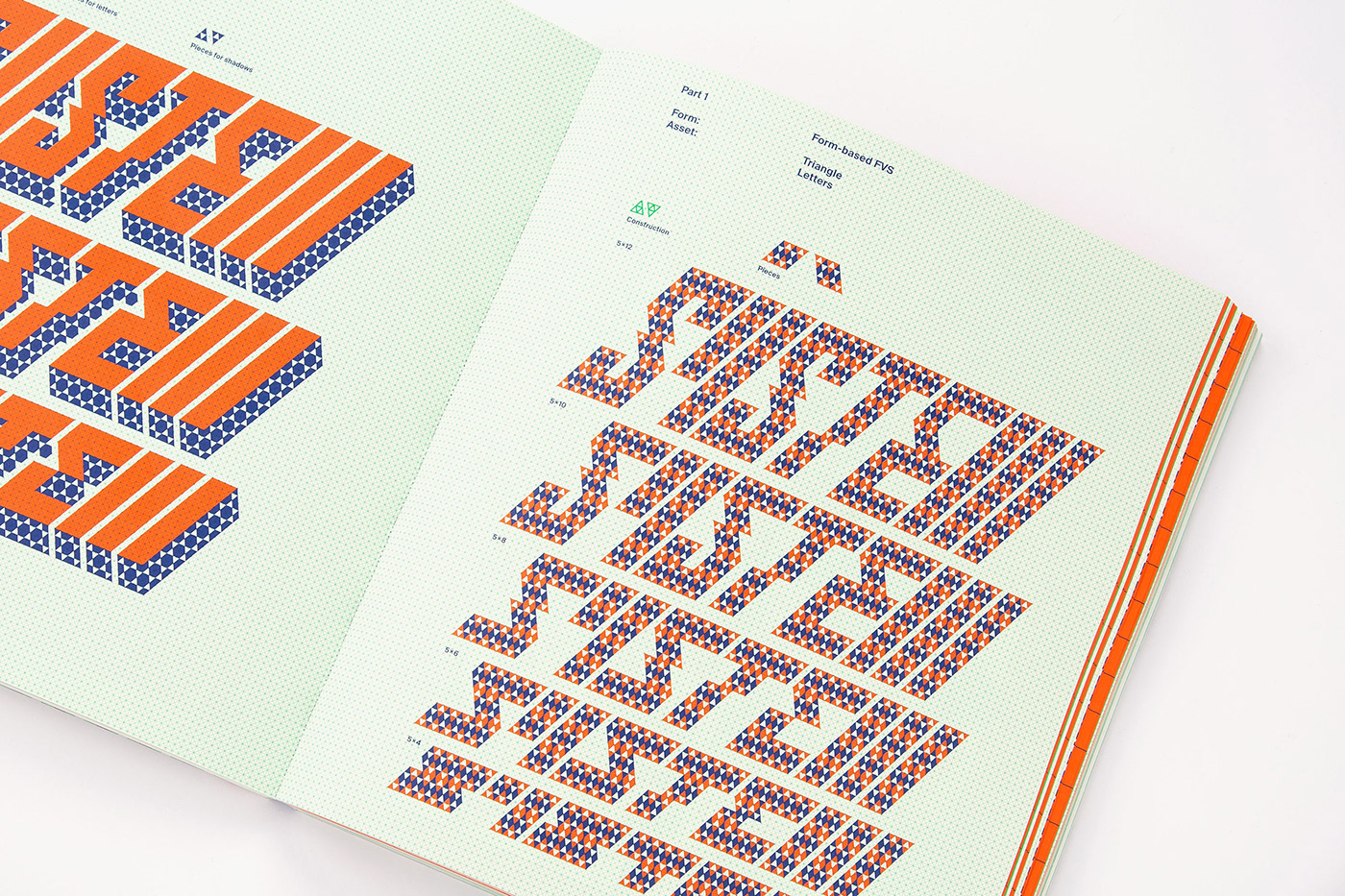 book Bookdesign design digitalart flexiblevisualsystems graphicdesign grids pattern slantedpublishers twopoints
