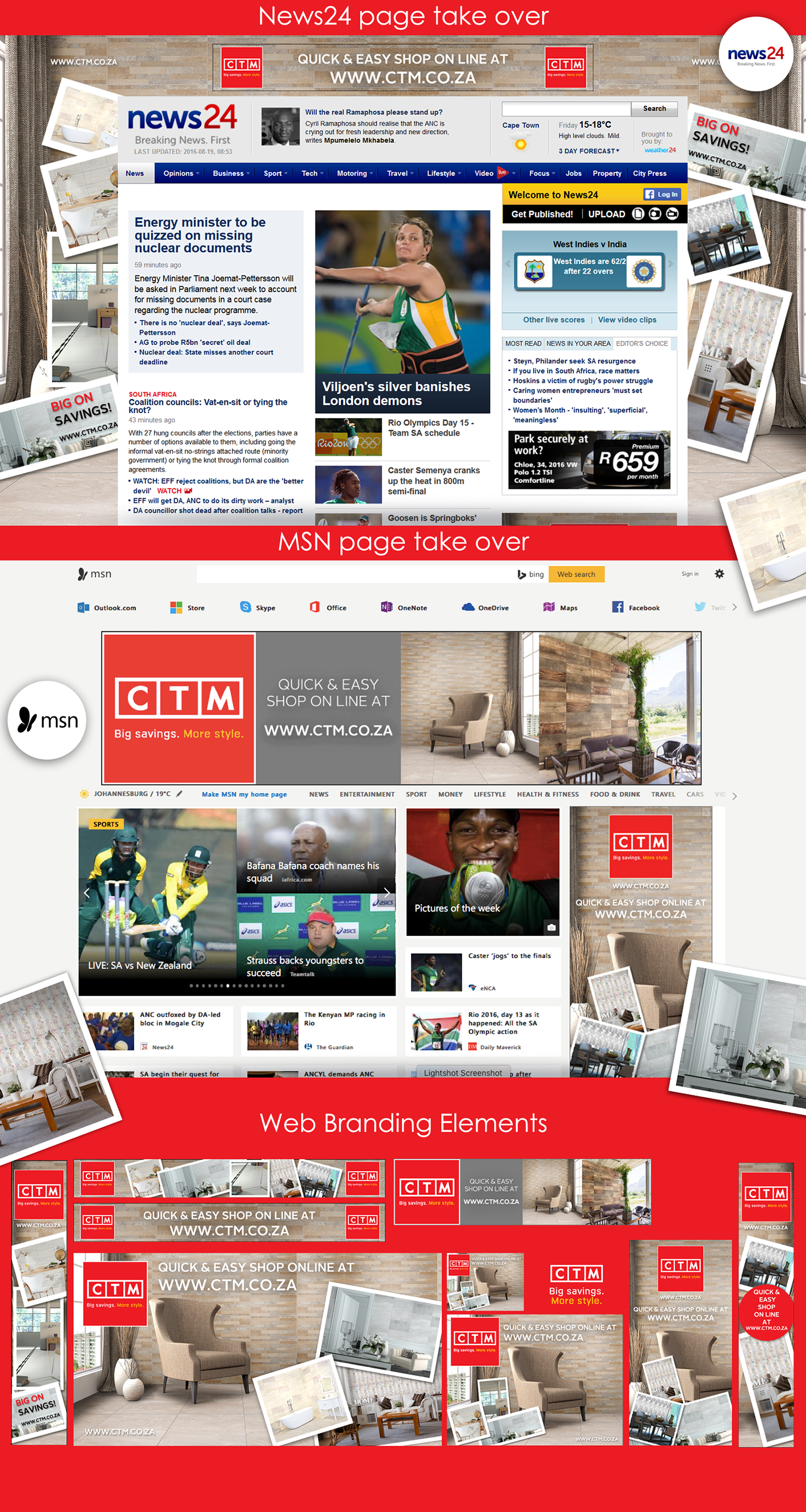 ctm digital marketing Web Banners tiles
