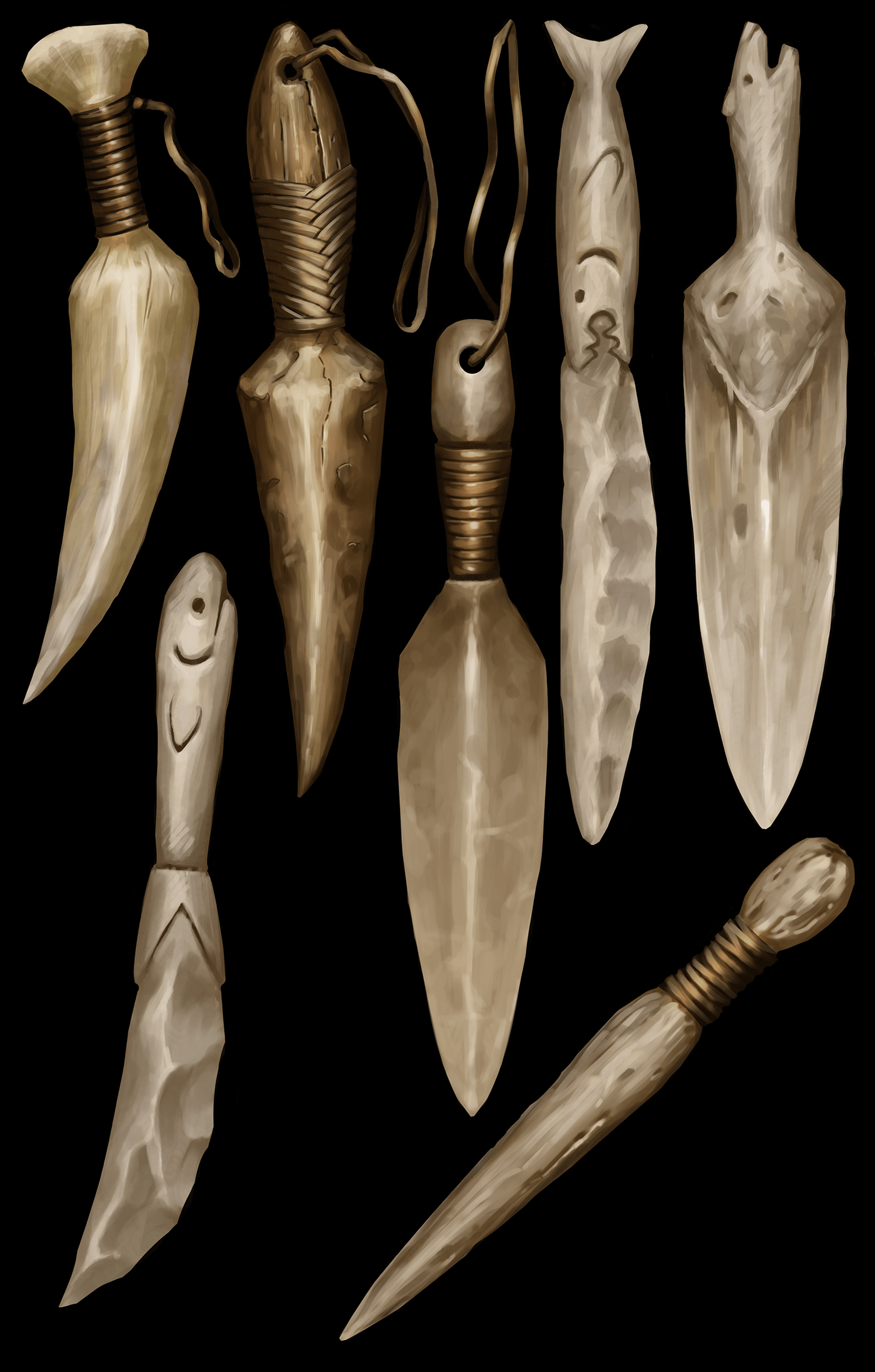concept art concept design conceptart dagger digital illustration fantasy Sword weapon design