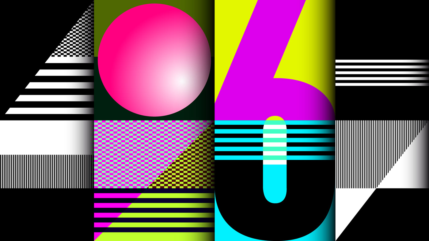 number 6. Created for YouTube client. Colors and shapes evolve in a joyful way in a endless play.