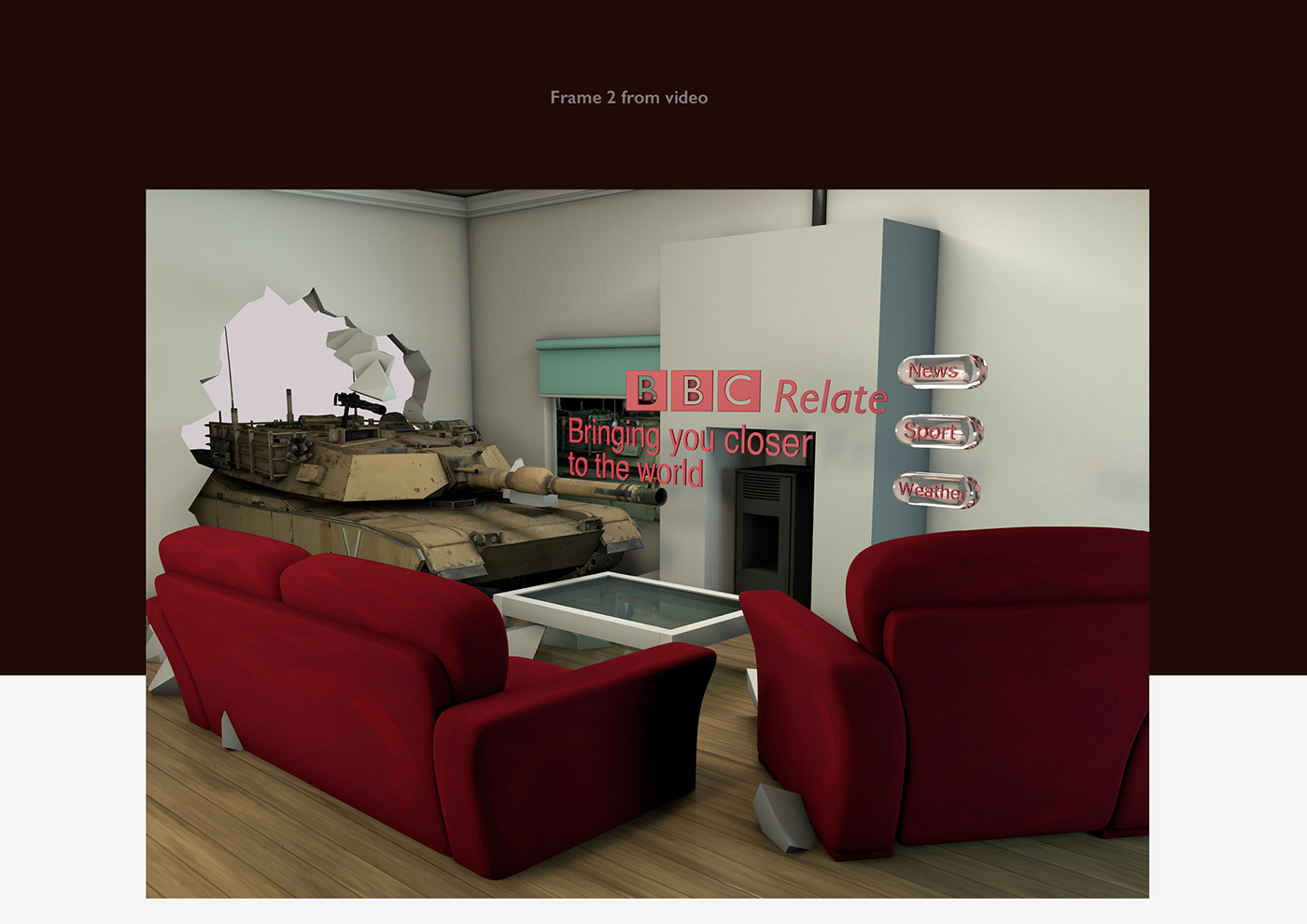 Virtual reality digital BBC dandad 3D CGI service design virtual