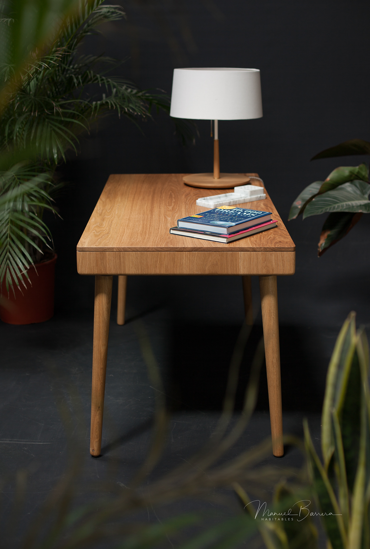 desk furniture design  manuel barrera oak wood