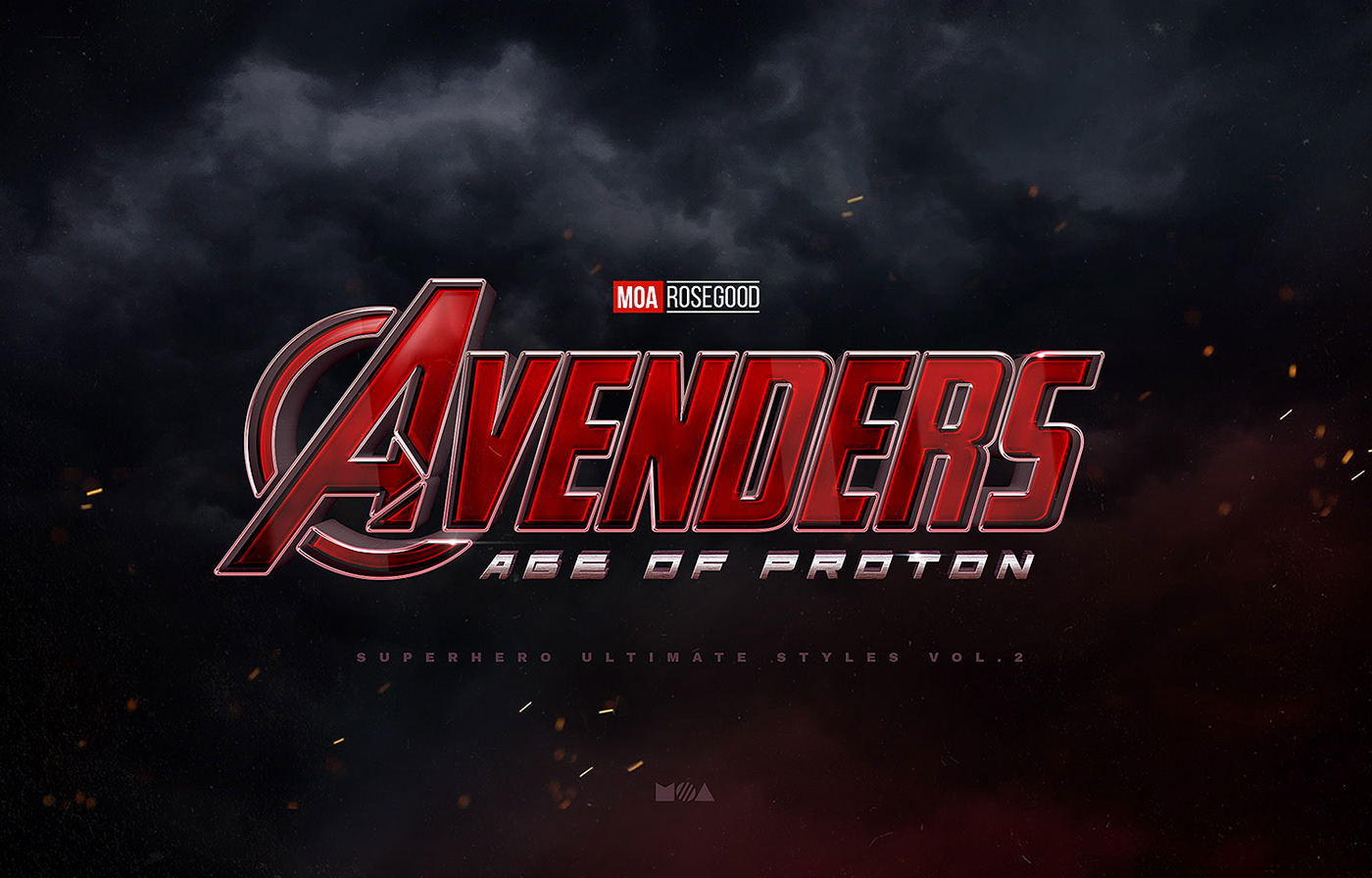 marvel SuperHero text effect Label logo movie black panther Thor Avengers