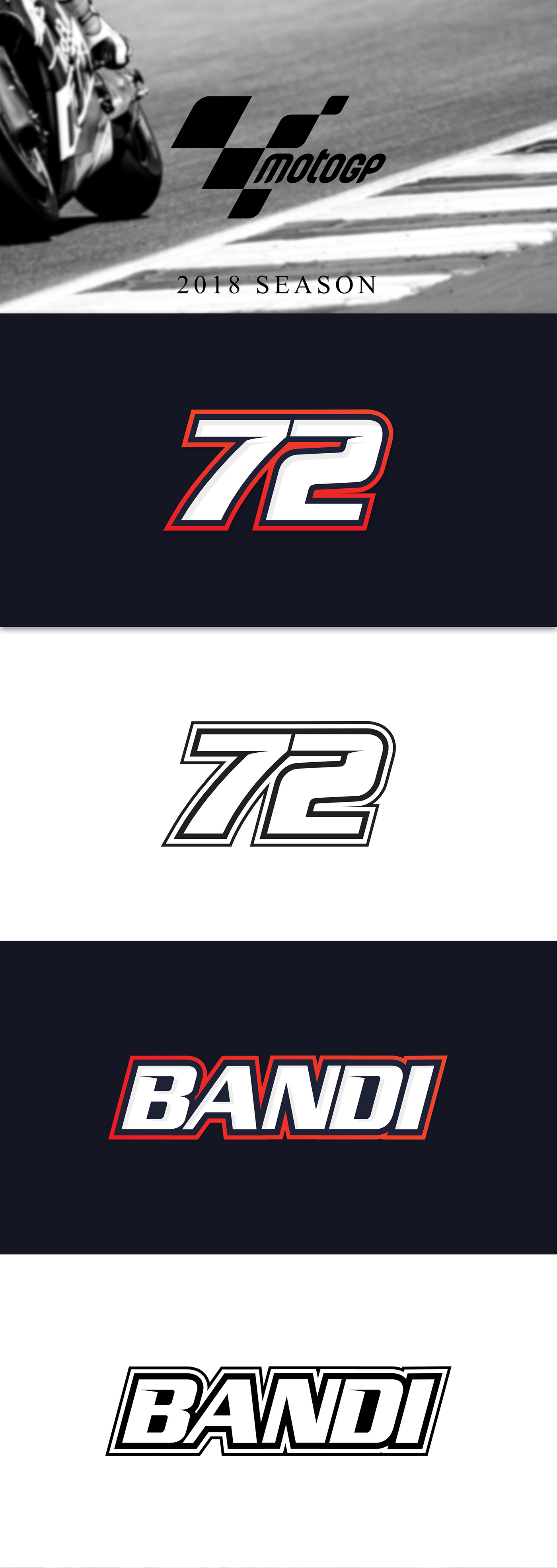 motogp brand identity rider Helmet motorcycle number Racing logo mark