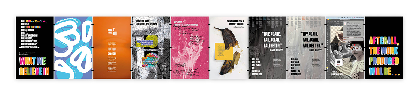 experimental editorial design  manifesto typography   Graphic Designer scan collage