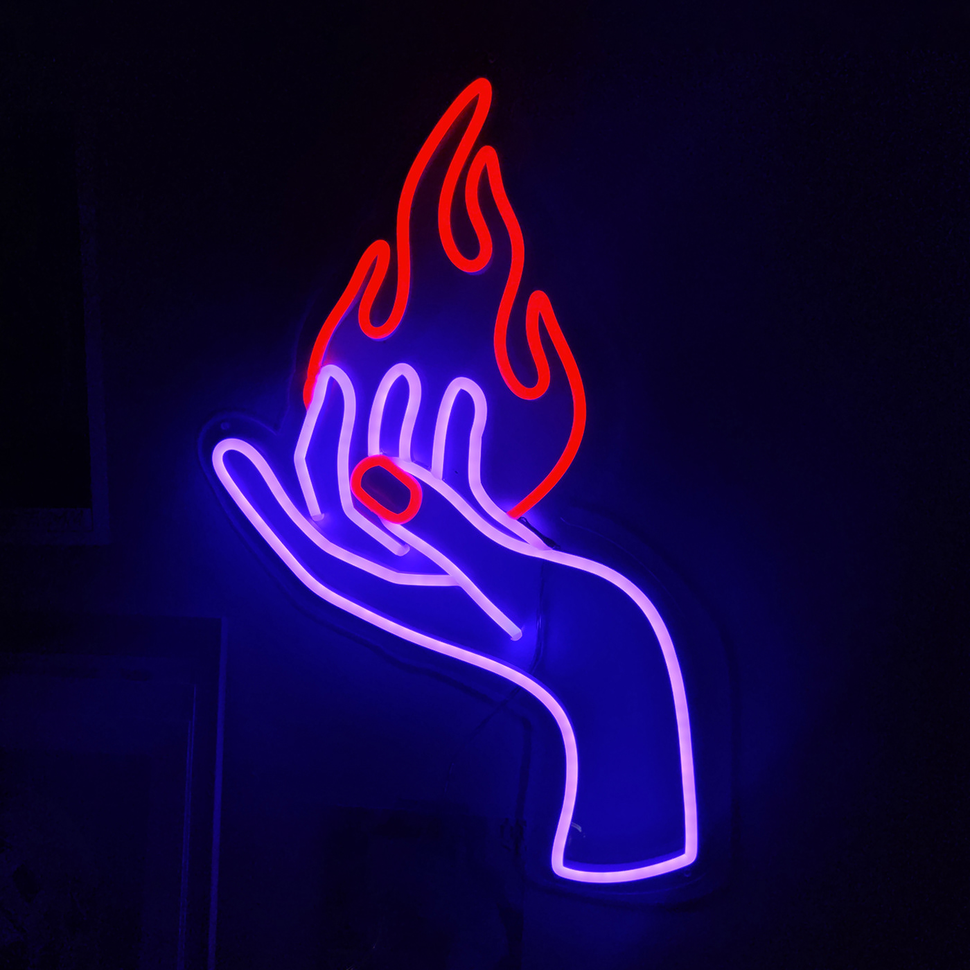 neon led light decoration Signage witch fire