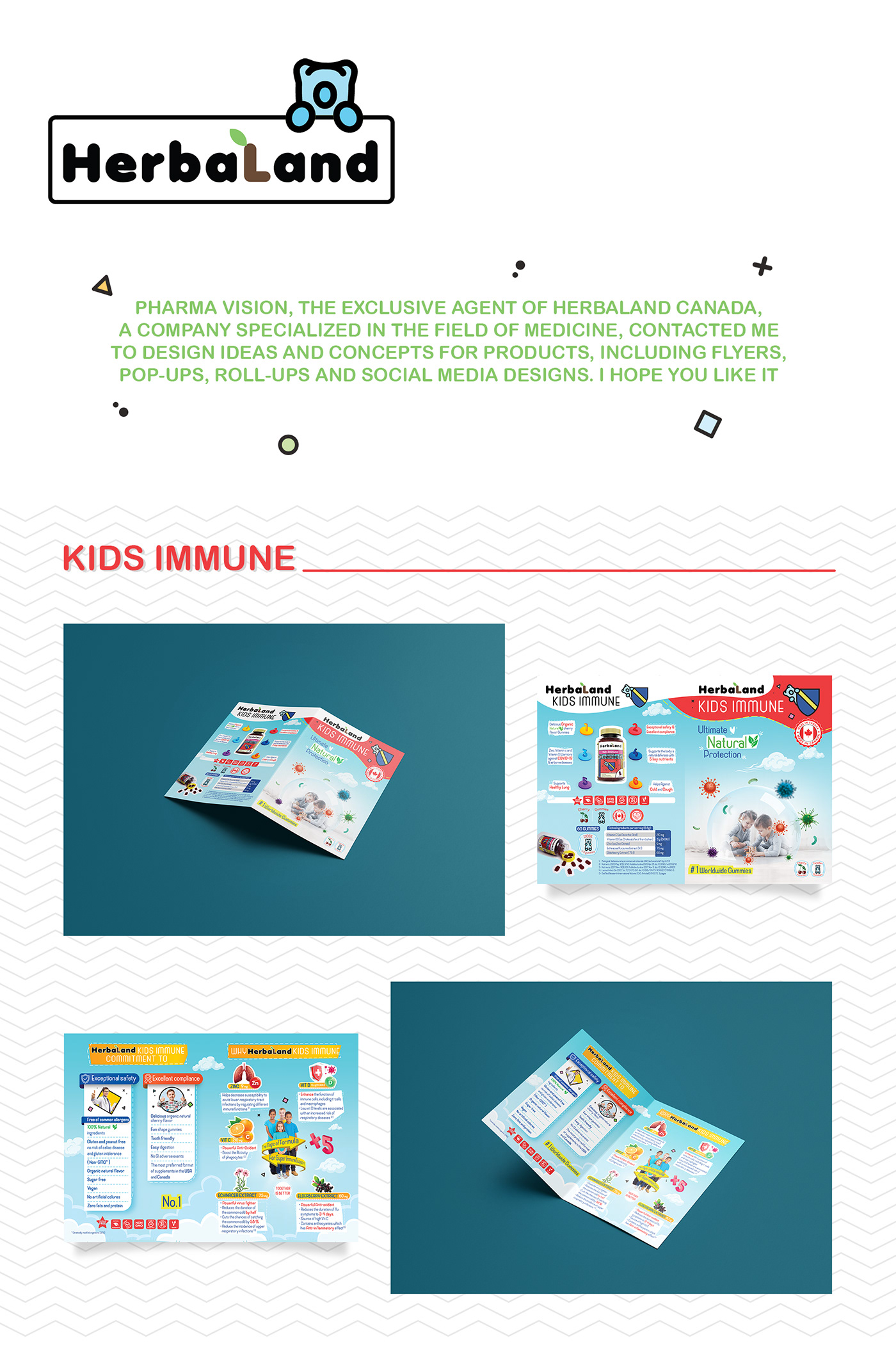 concept gummies herbaland IMMUNE kids medicine omega-3 product supplement vitamin