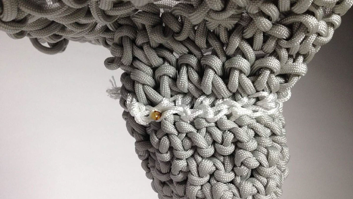 exploration textile crochet uniform 3D