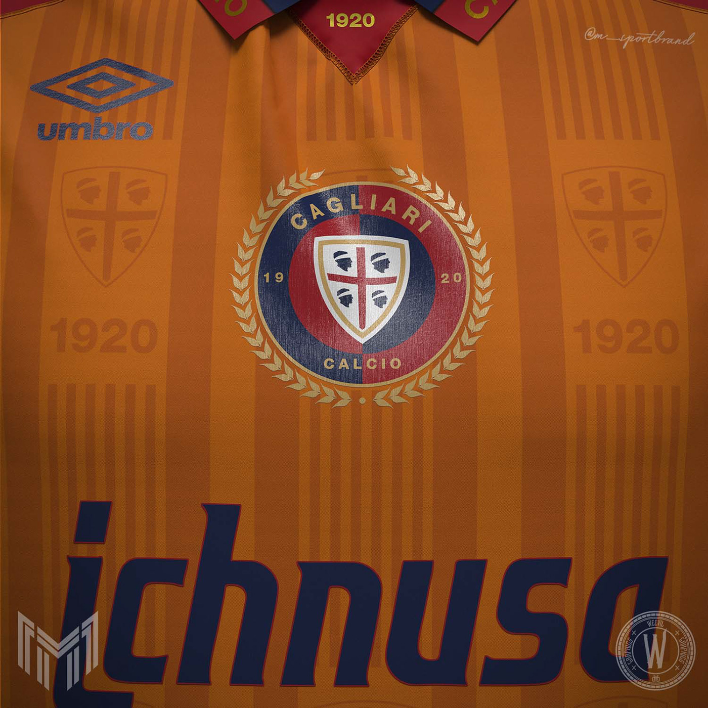 cagliari calcio Cagliari Calcio redesign camiseta conceptkit designkit football football jersey design footballkitdesign soccer
