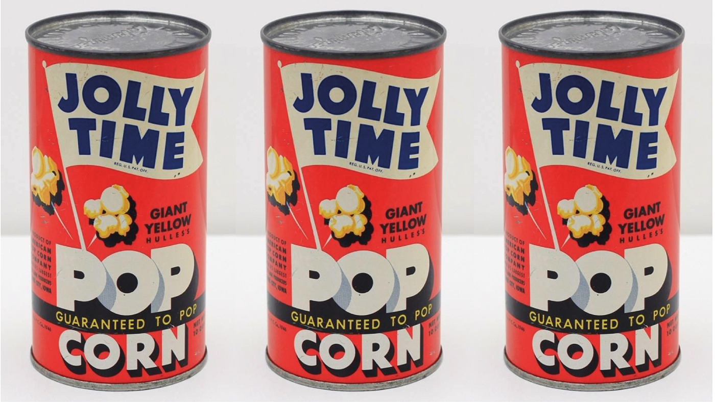 Packaging popcorn jollytime elisava graphic design  ILLUSTRATION  american pop