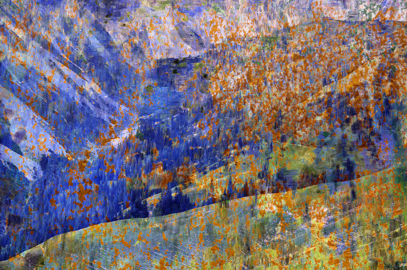 mountain Landscape Nature photomontage Digital Collage digital painting