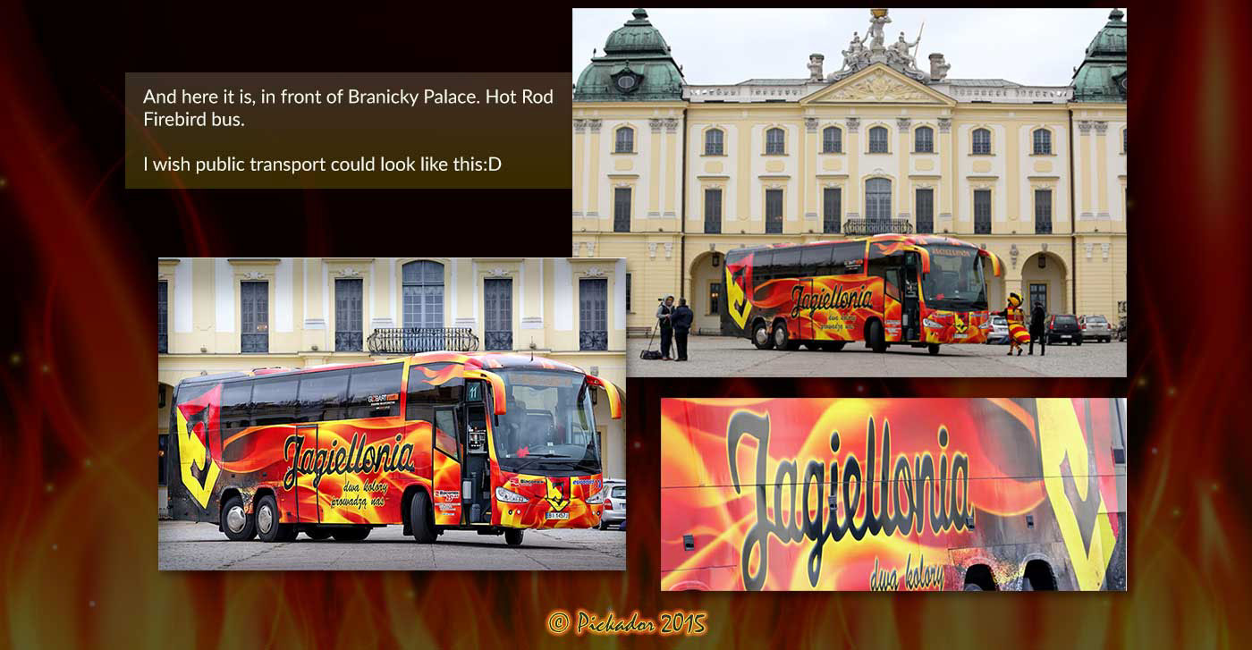 pickador Jagiellonia soccer football polish poland bus Coach car design Jagiellonia Białystok