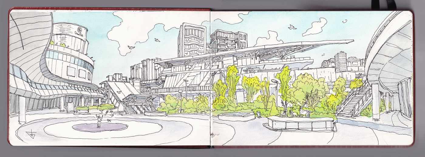 architecture Art Traditional Landscape sketch sketchbook Travel urbansketch URBANSKETCHERS Urbansketching watercolor