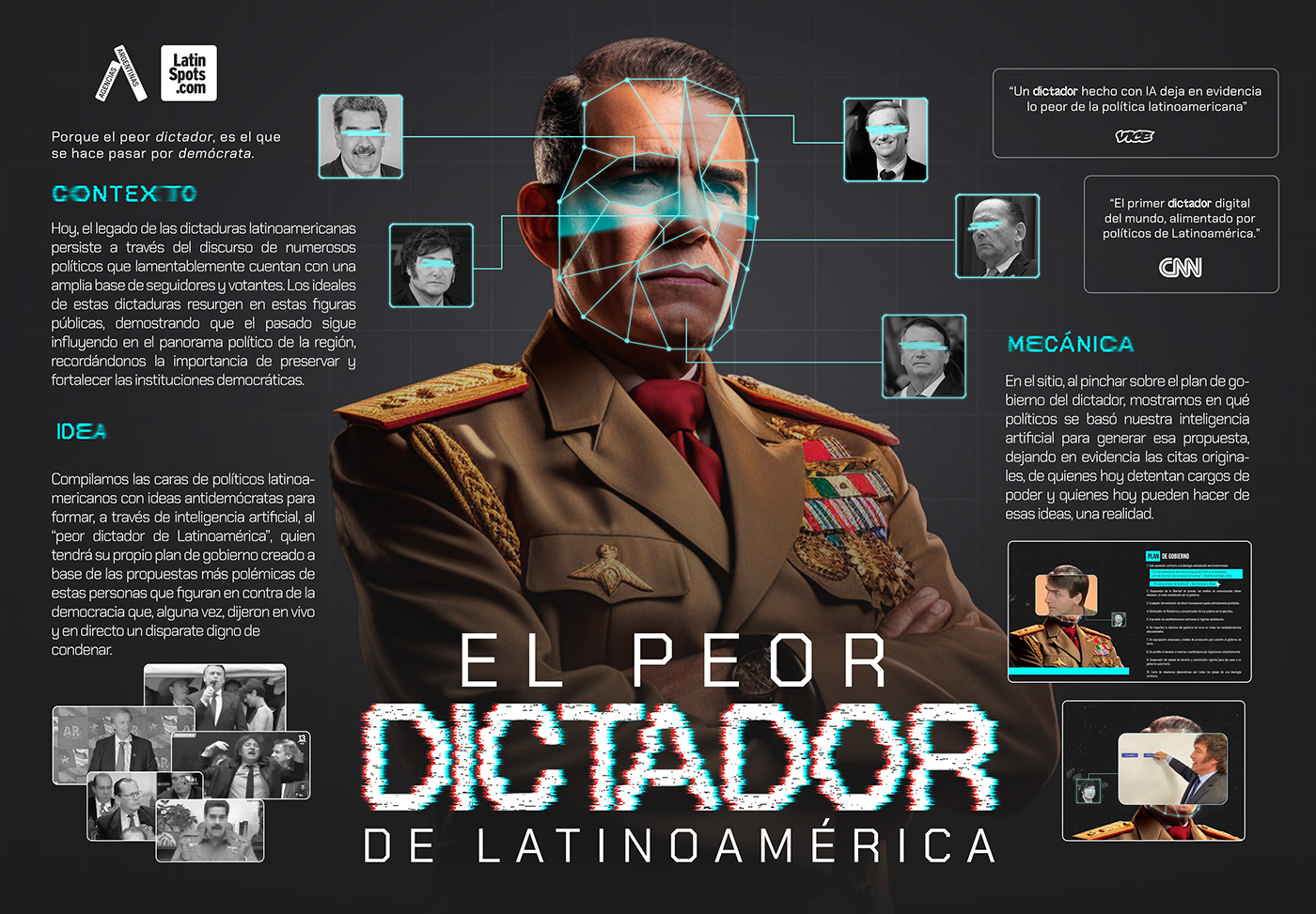 dictadura chile idea publicidad Advertising  Concurso latinoamerica Latin America dictator ojodeiberoamerica