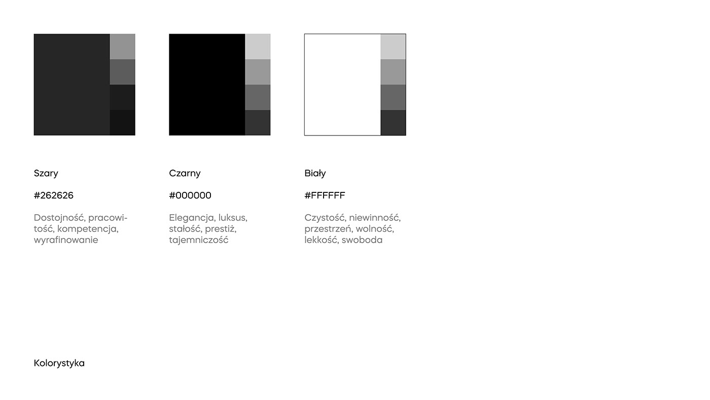 black branding  dark grey logo poland programmer software visual identity warsaw