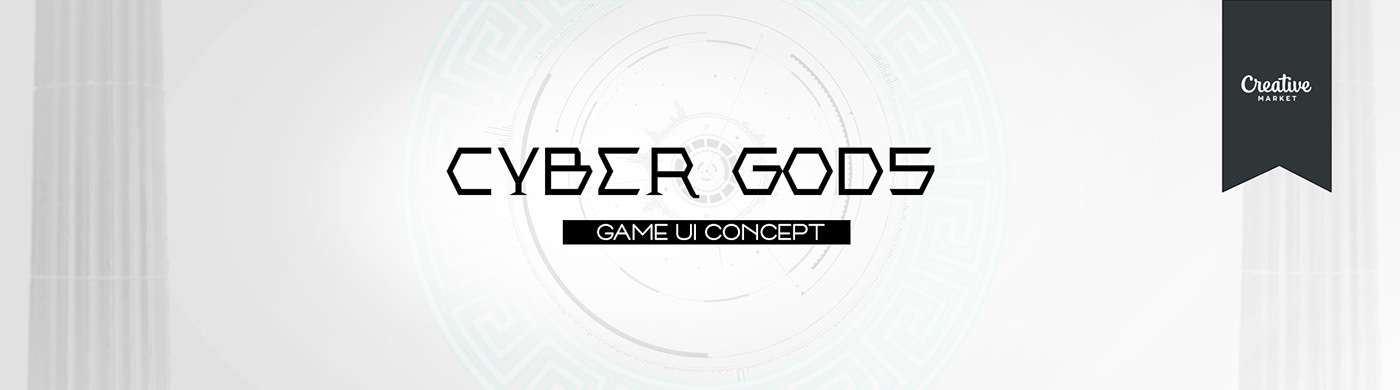 cyber gods greek GUI game Interface UI