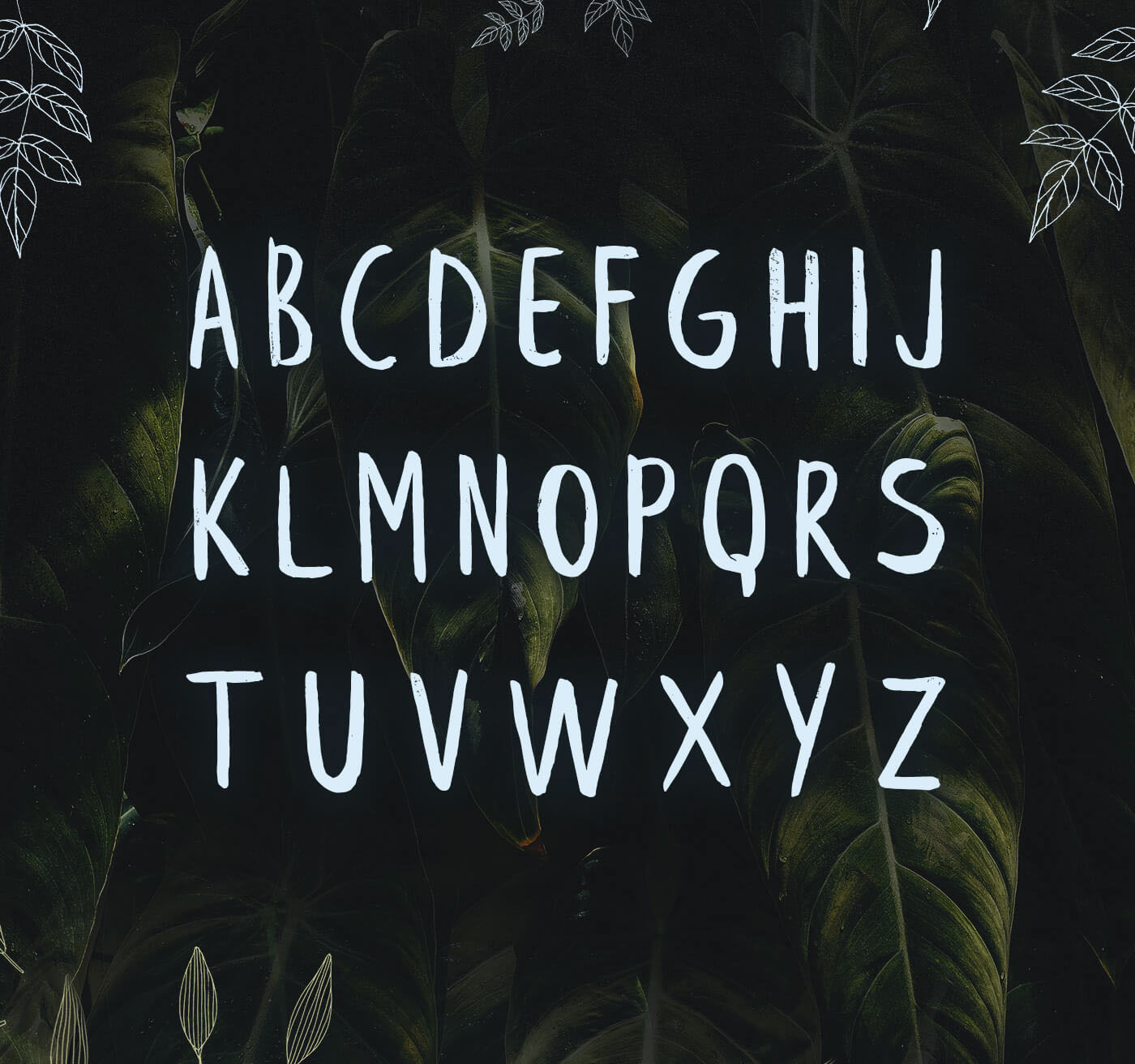 handwritten Free font free font Typeface letters brush hand made wildones