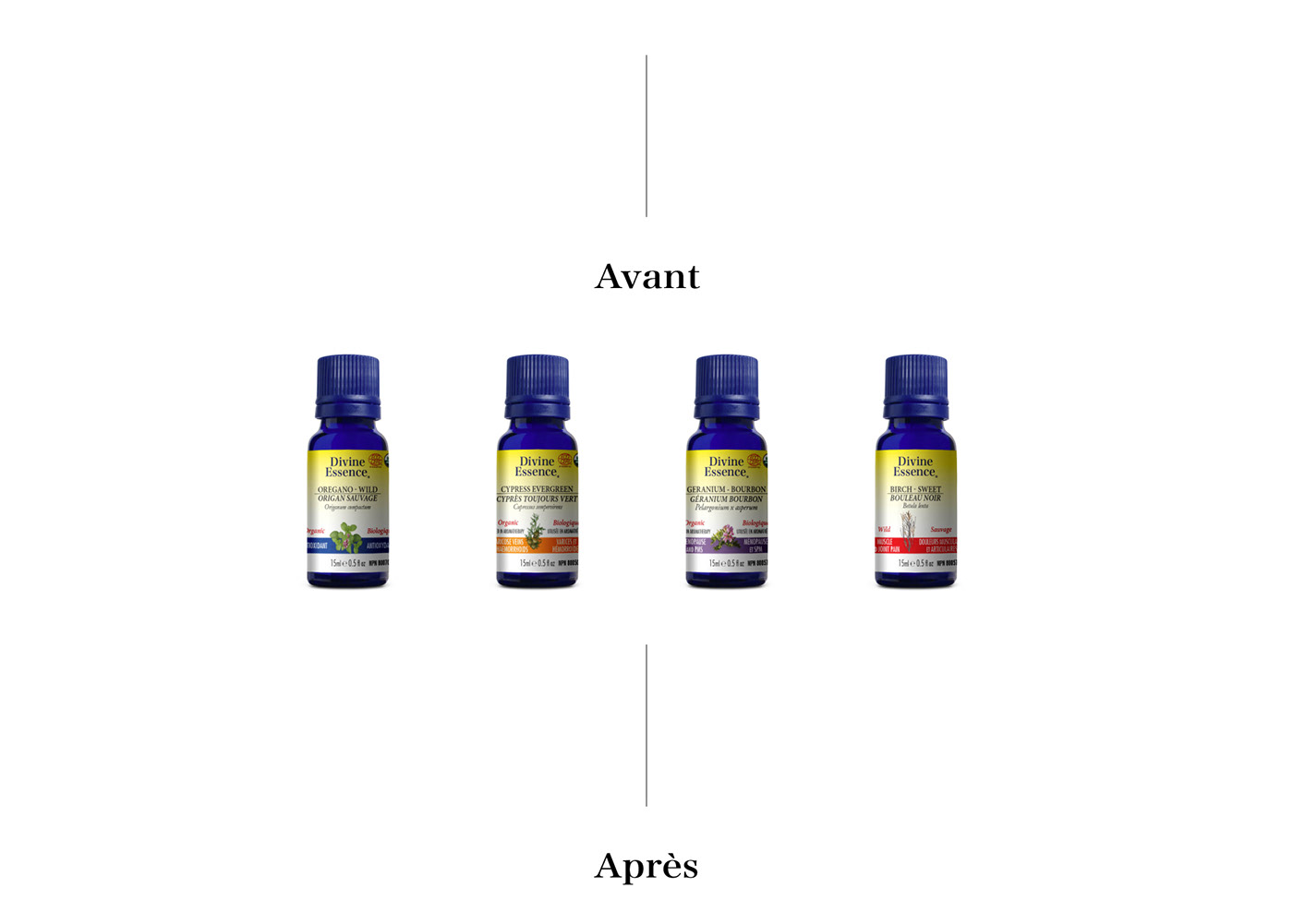 Aromatherapy essential oils huiles essentielles Packaging wellbeing
