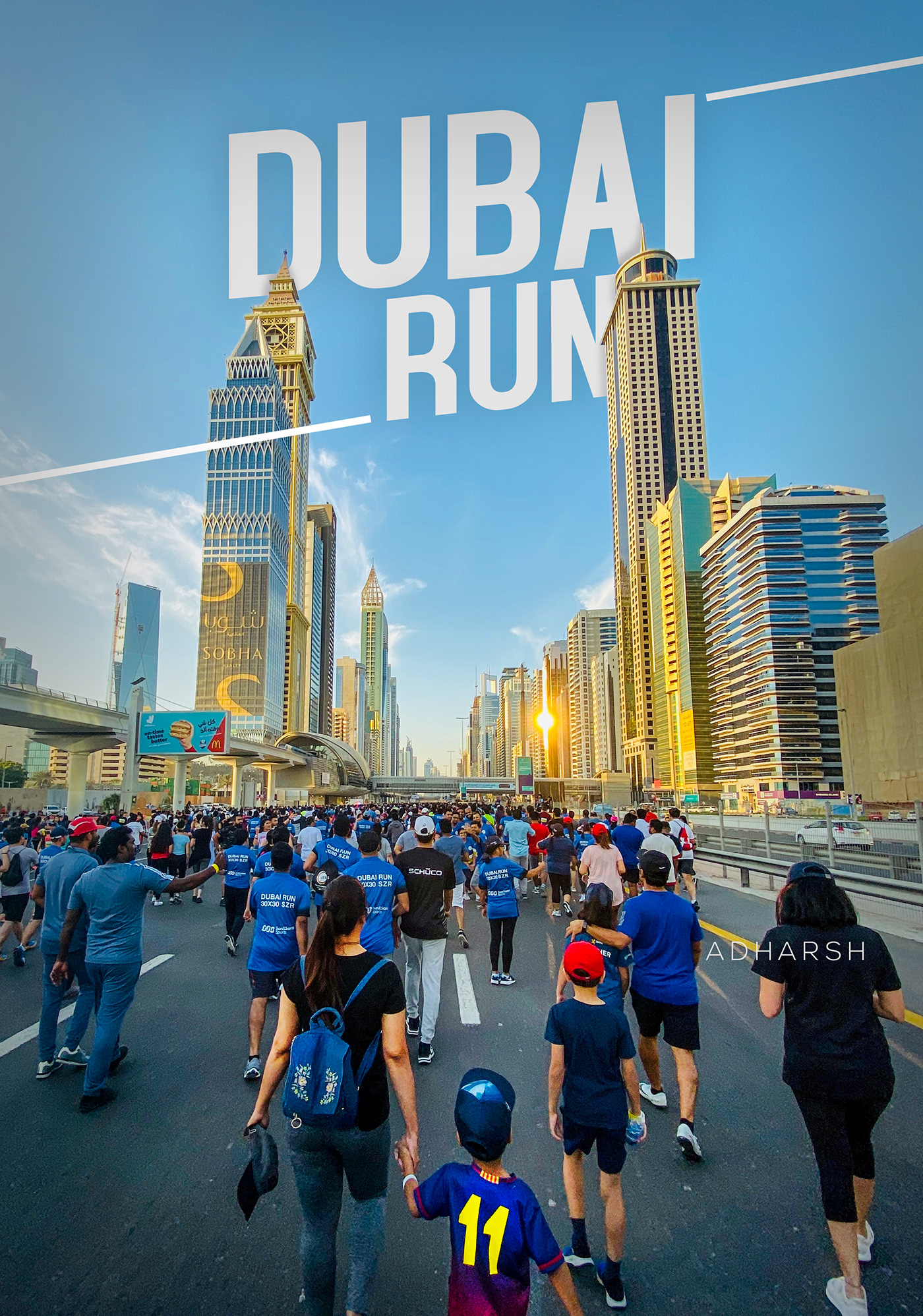 dubai dubai run UAE sheikh zayed road Dubai fitness challenge Dubai photos dubai photography