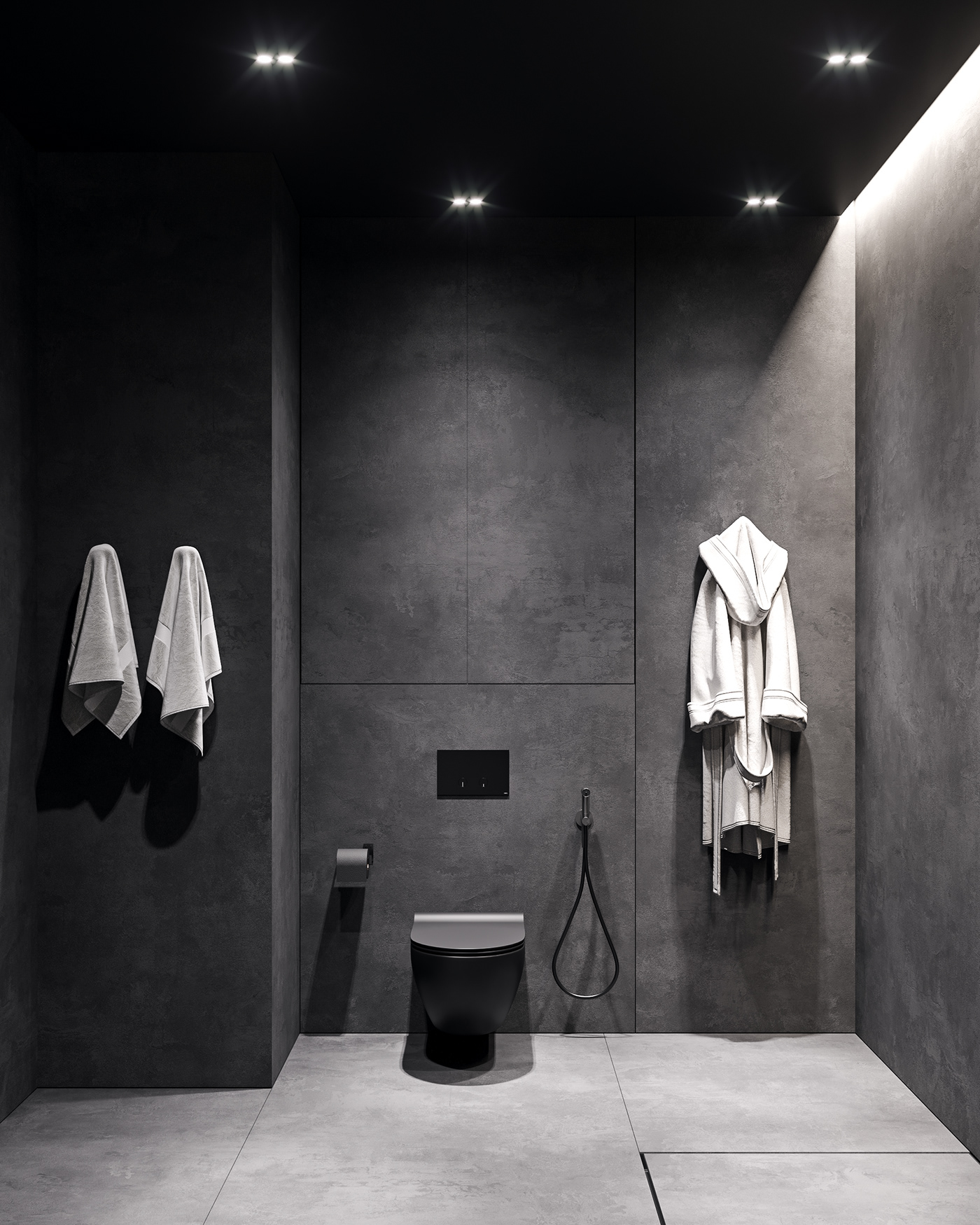 apartment bathroom black design Interior interiordesign Minimalism SHOWER