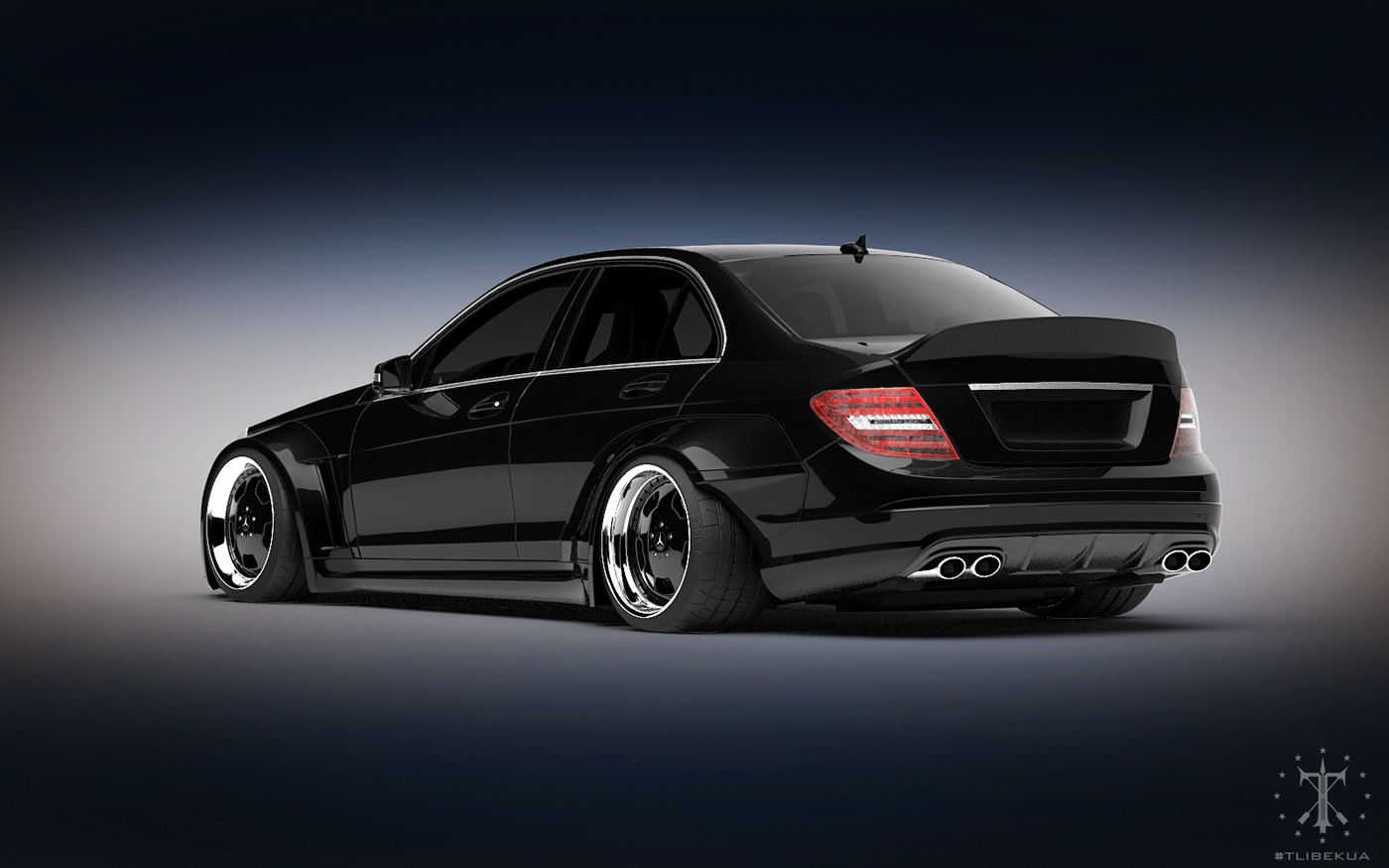 tlibekua design bodykit stance tuning mercedes