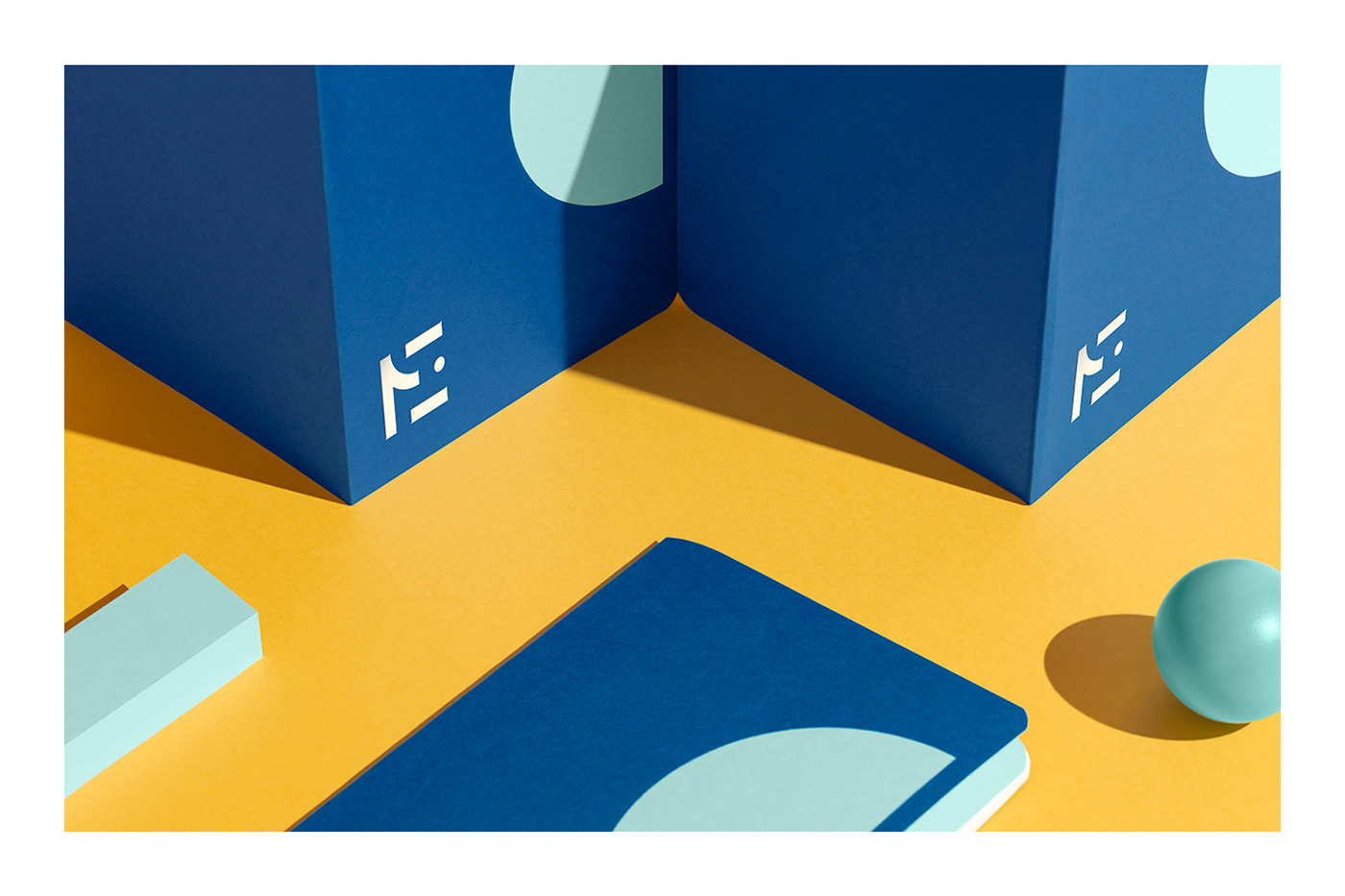 branding  design editorial shapes blue yellow law firm Logotype geometric