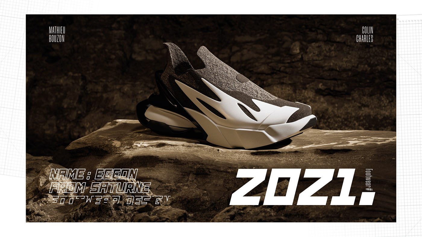 3D 3d shoe animation concept design Egeon motion design shoe sneakers