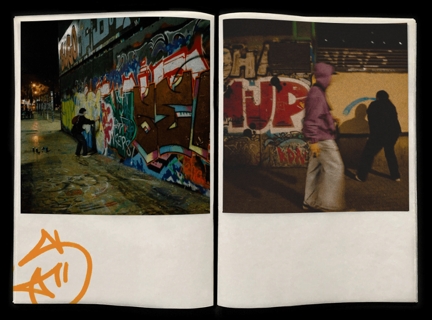Graffiti canvas Urban Street art magazine book Interface UI
