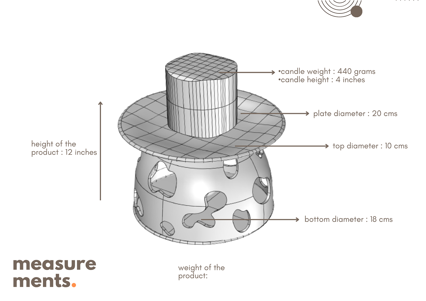 3D accessory design decor design digitalrender product product design  Rhino