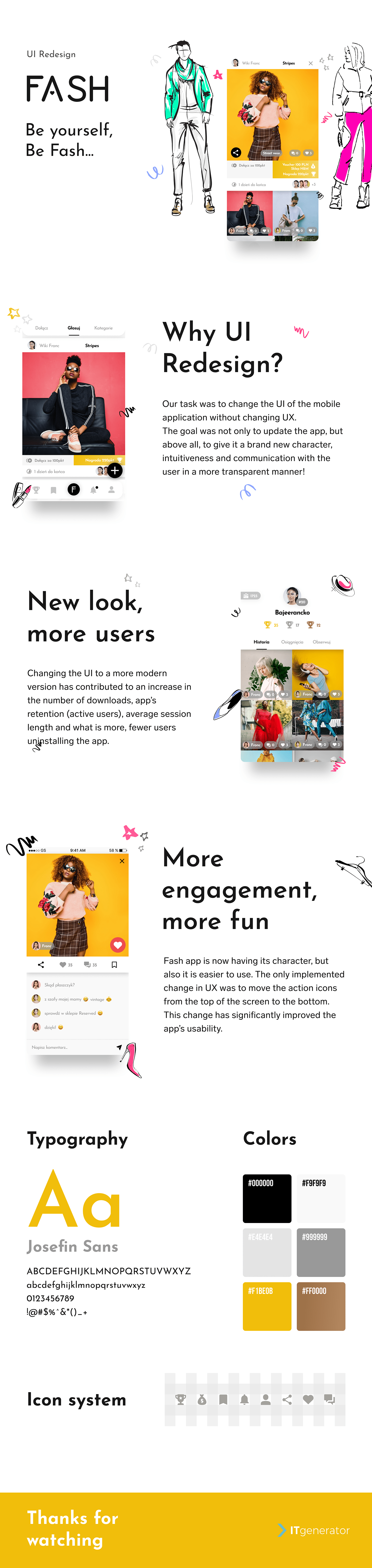 app design UI Mobile app app redesign redesign ui Commercial App  Fashion  gamification