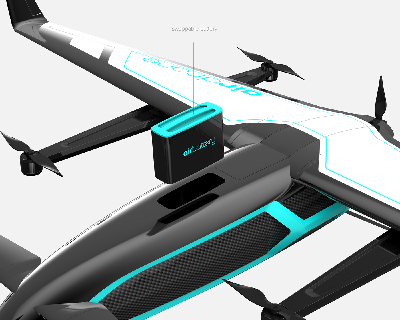 drone Airbus Aircraft airplane product design  industrial design 