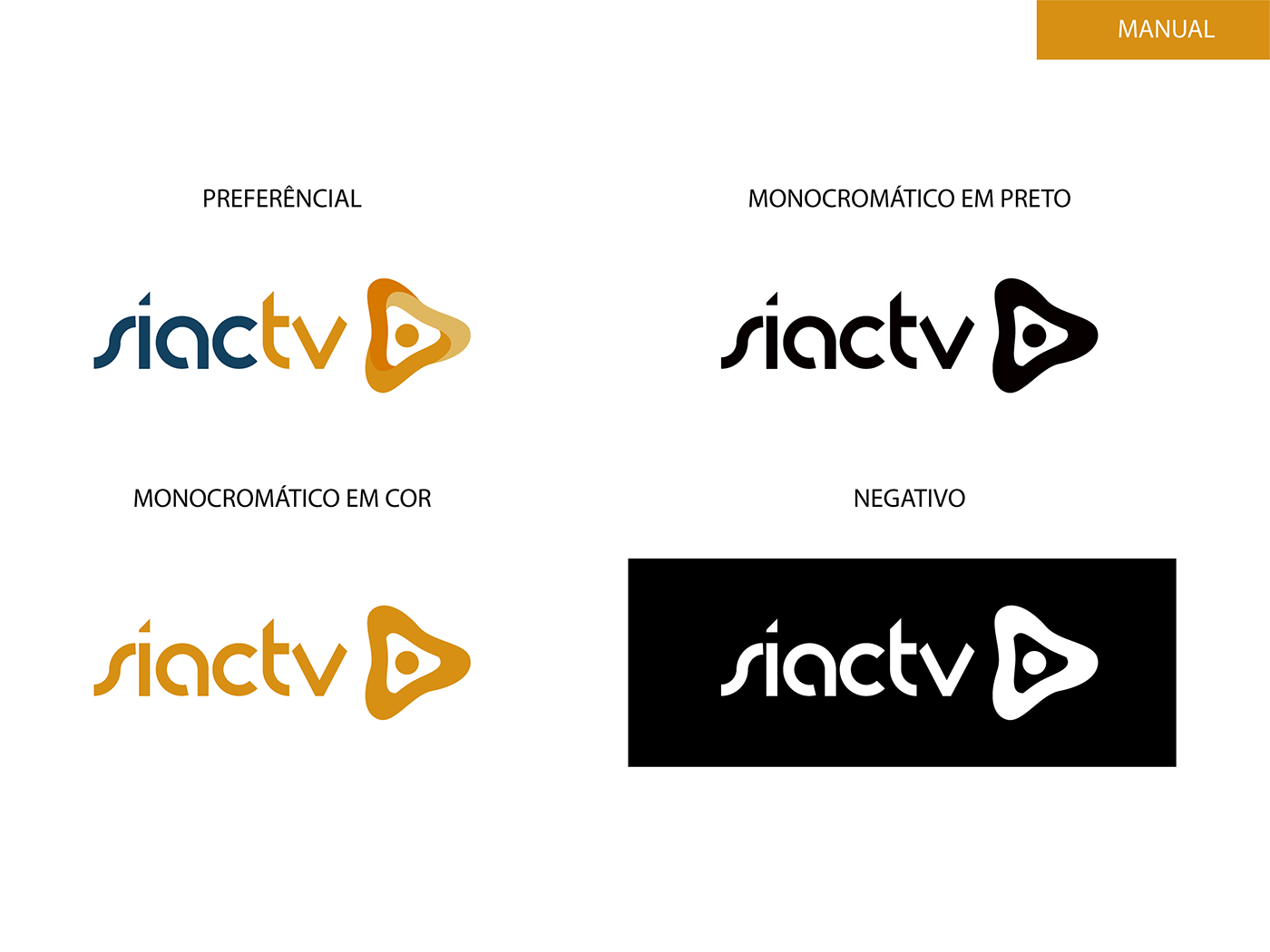 SIAC TV rebranding redesing sitema