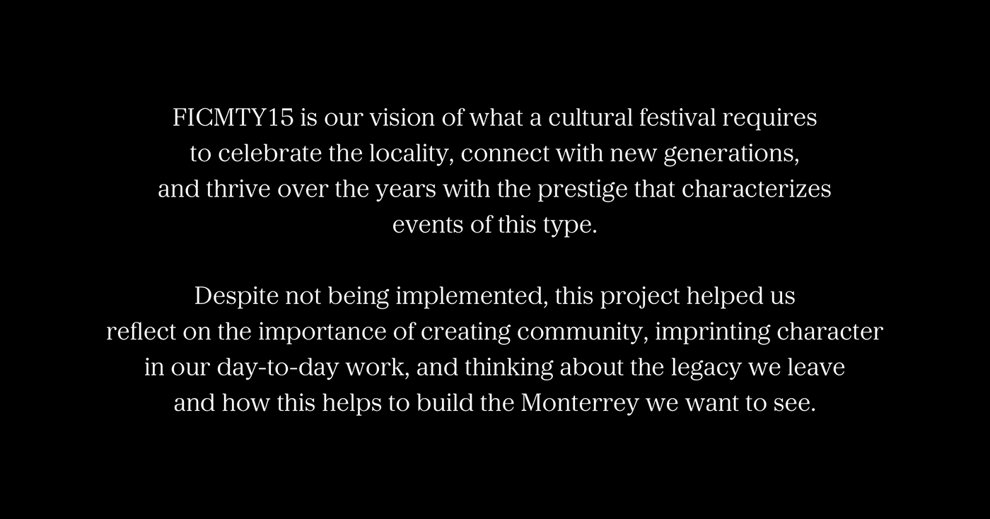 cinematography festival Film   identity mexico monterrey Rebrand typography   branding  logo