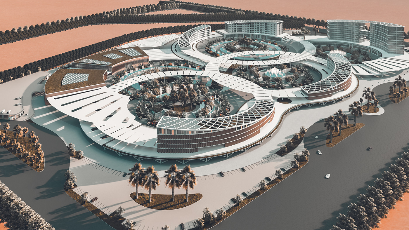 architecture visualization 3D exterior archviz Sustainable Design Sustainability start up revit young architects