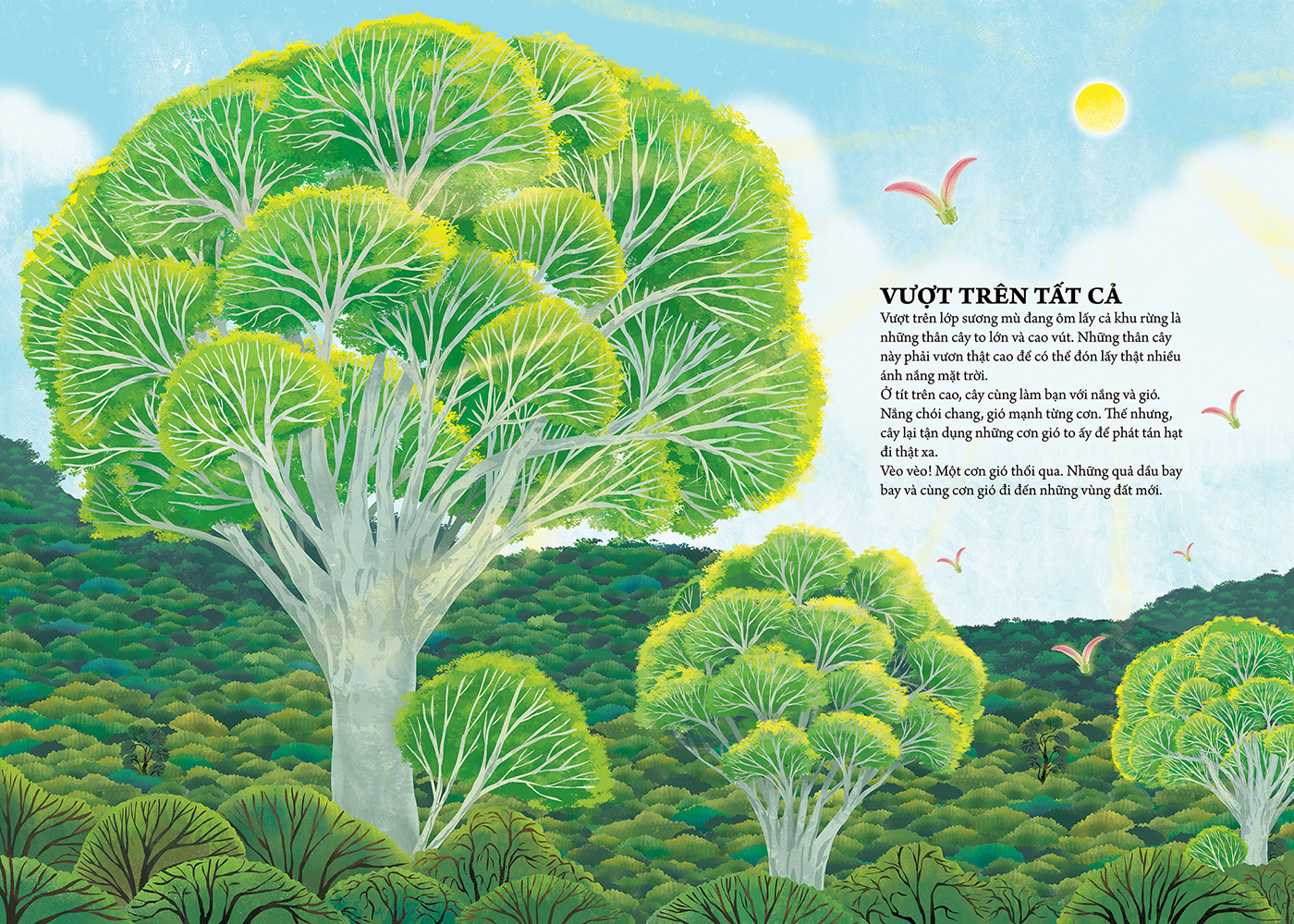 animal children's book forest ILLUSTRATION  jungle natural Picture book picturebook Tree  vietnam