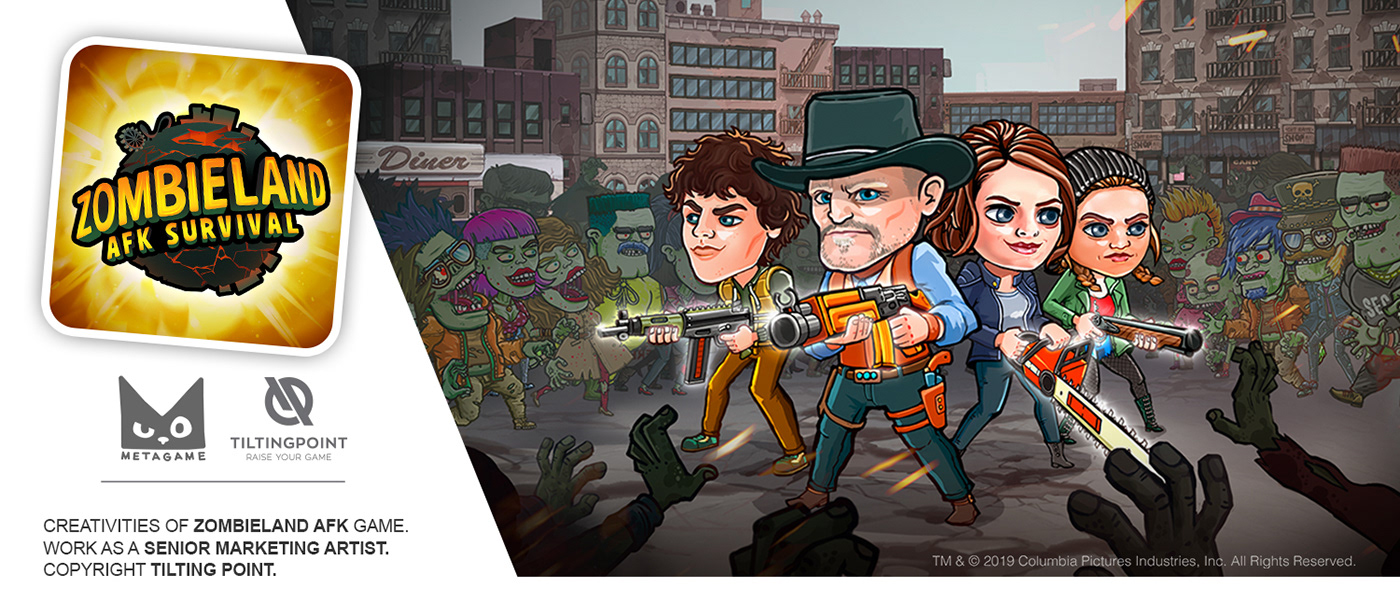 Digital Art  marketing   tilting point ua Videogames zombie